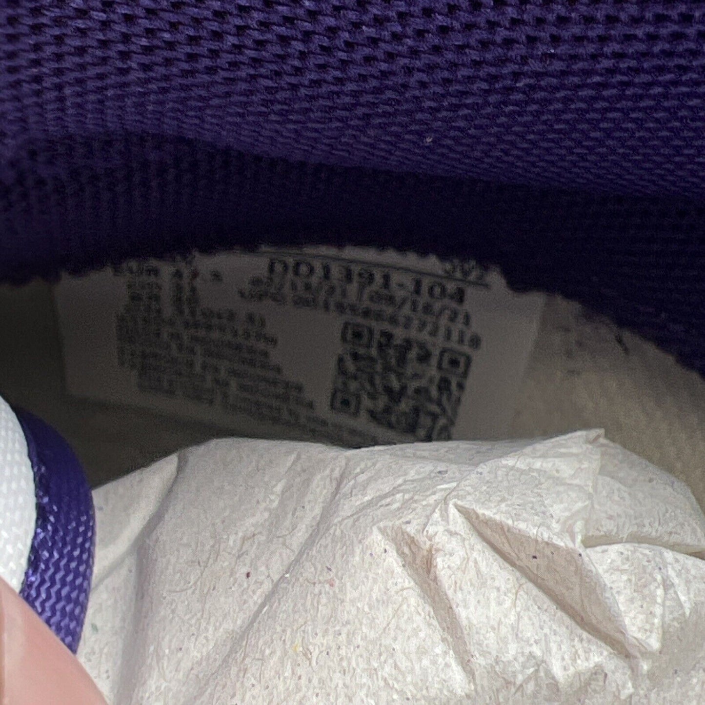 Size 13 - Nike Dunk Low Retro Court Purple 2022 White Purple  (DD1391-104)