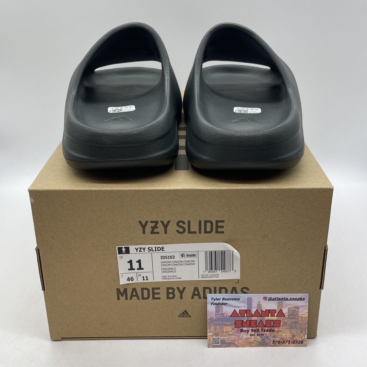 Size 11 - Adidas Yeezy Slide Black (ID5103)