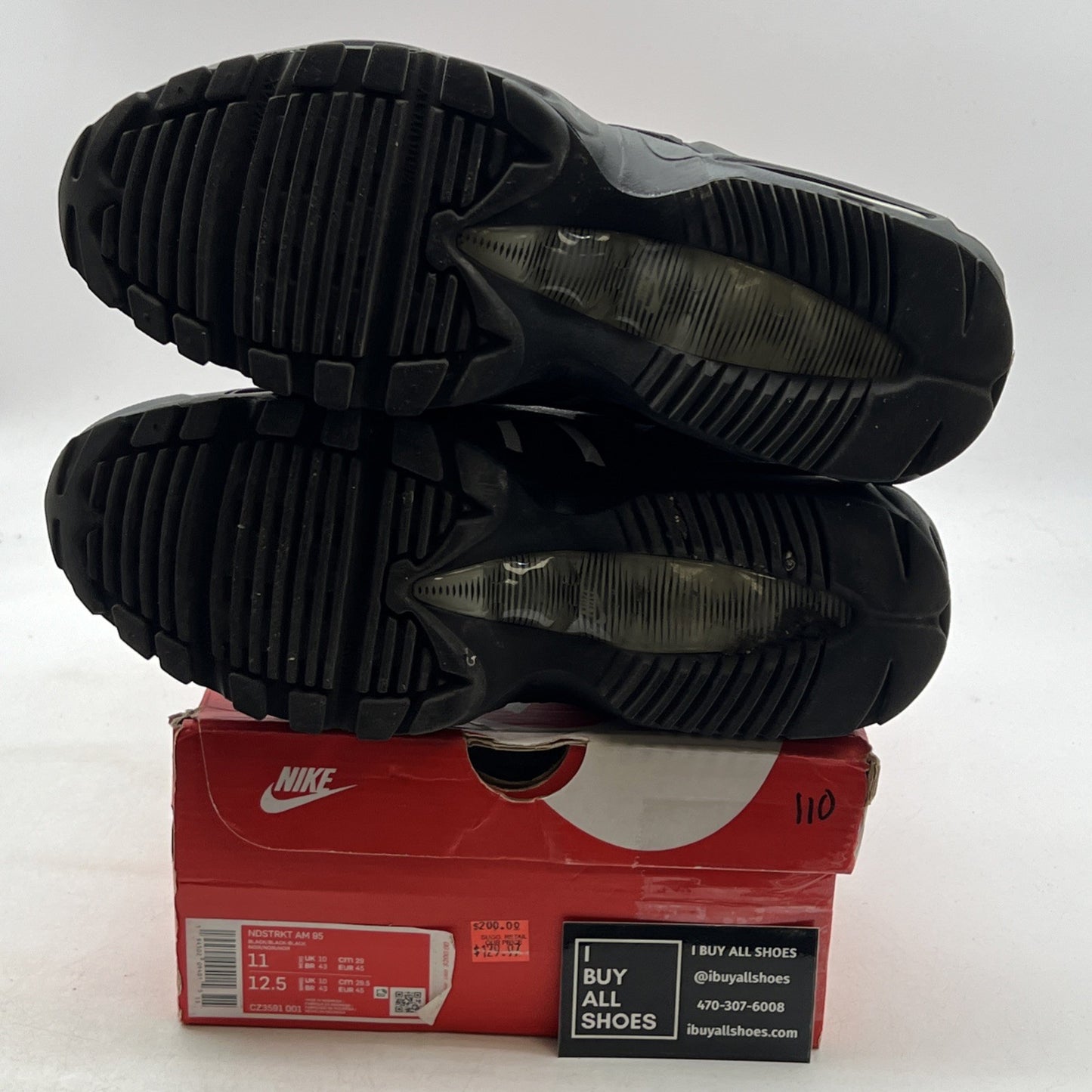 Size 11 - Nike Air Max 95 NDSTRKT Black Reflective (CZ3591-001)