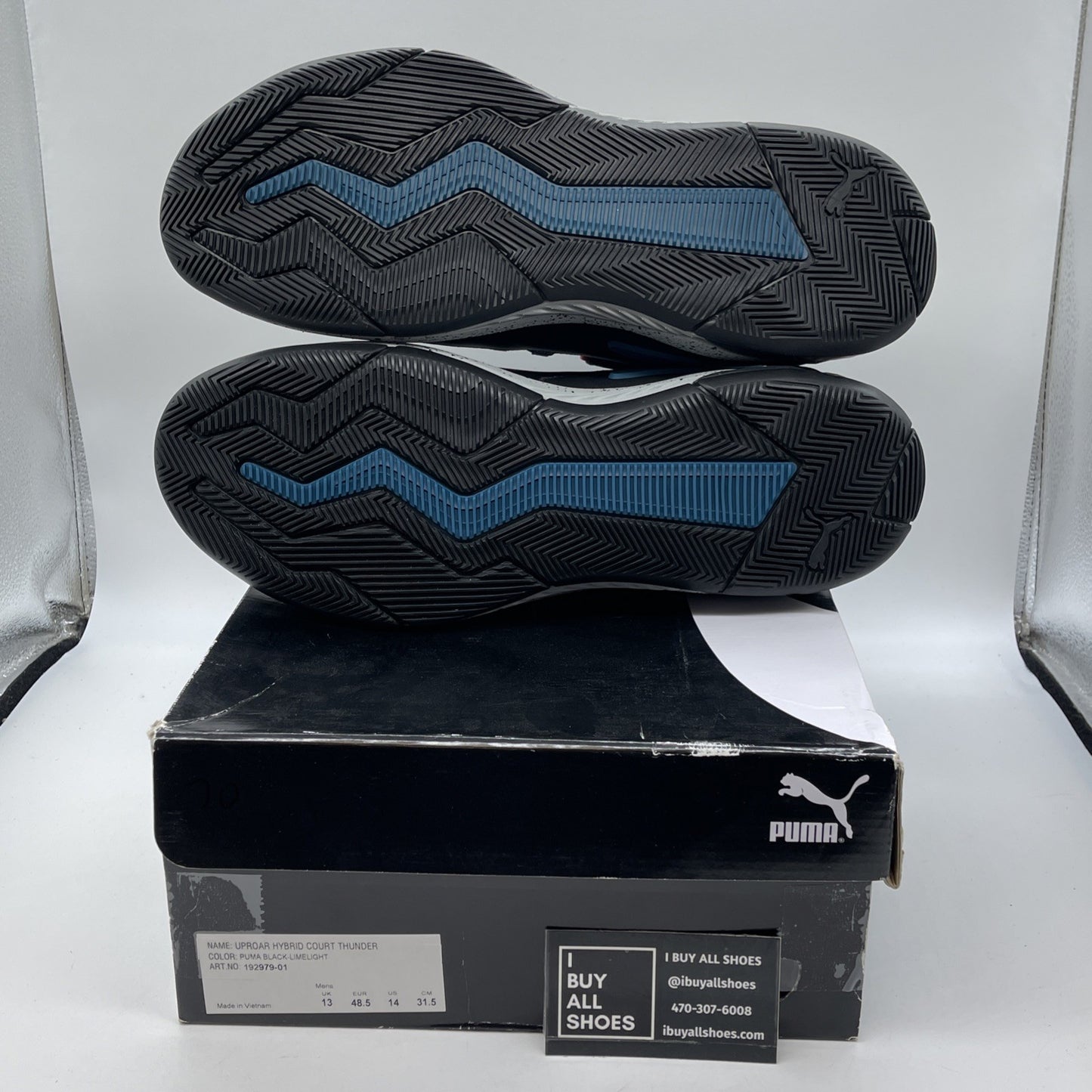 Size 14 - Puma Uproar Hybrid Spectra Black Marvin Bagley Exclusive (192979-01)