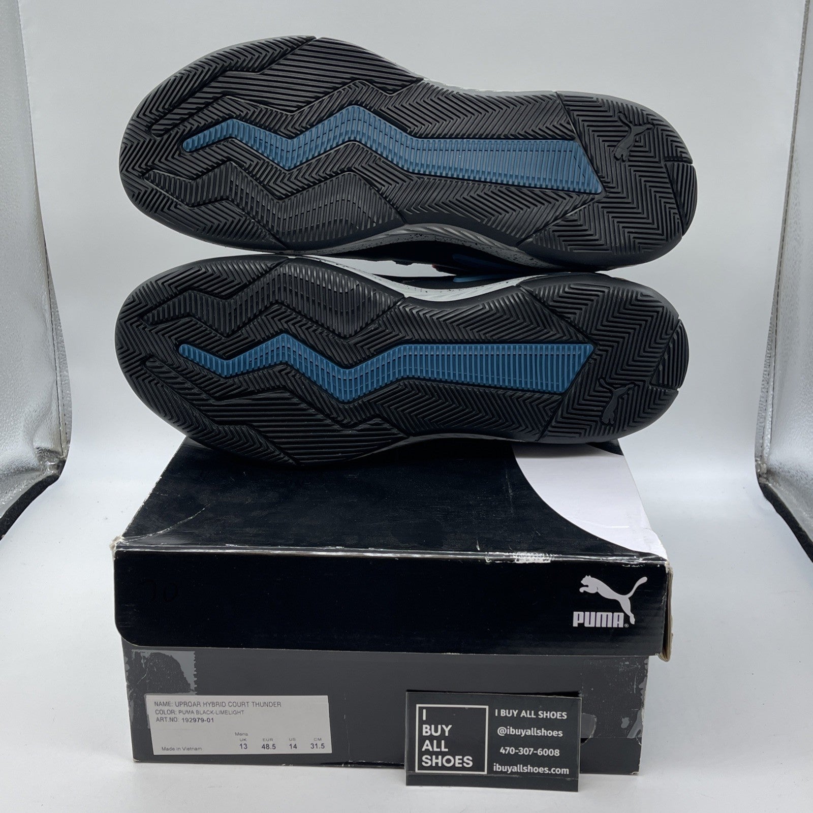 Size 14 - Puma Uproar Hybrid Spectra Black Marvin Bagley Exclusive (192979-01)