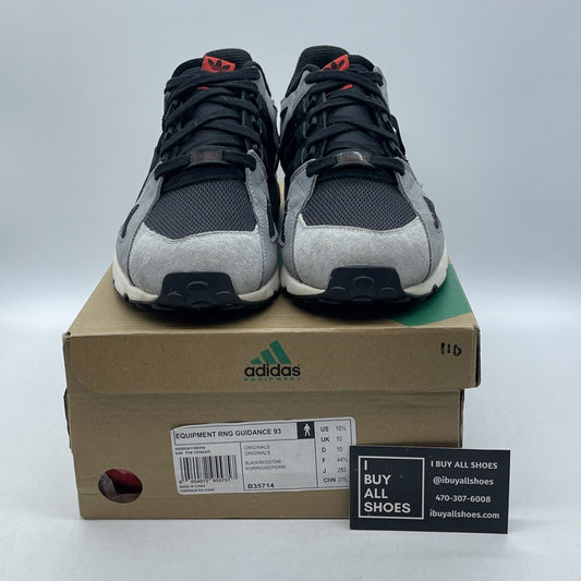 Size 10.5 - adidas Solebox x EQT Running Guidance 93 Gray Black Suede (B35714)