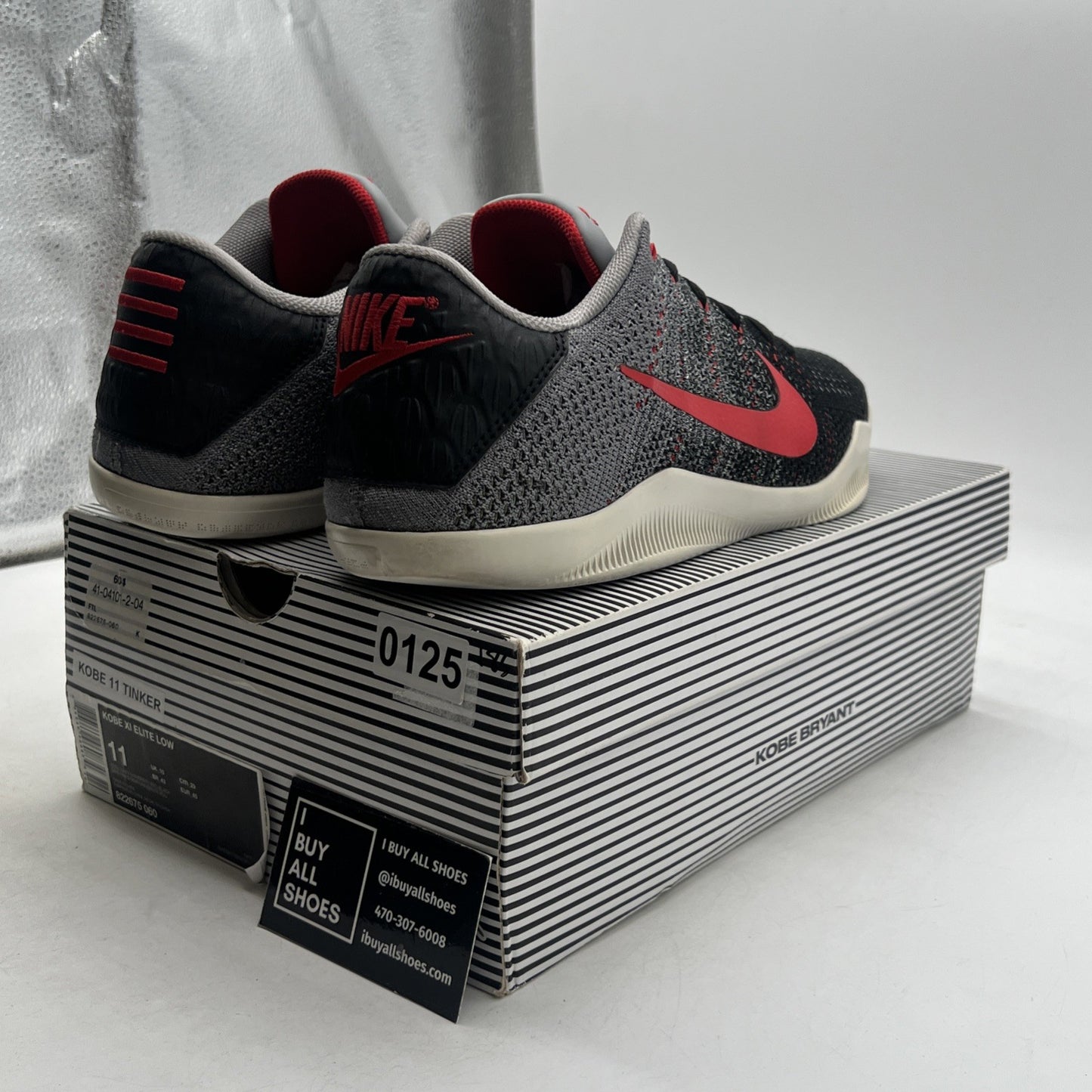 Size 11 - Nike Kobe 11 Elite Low Tinker Muse (822675-060)
