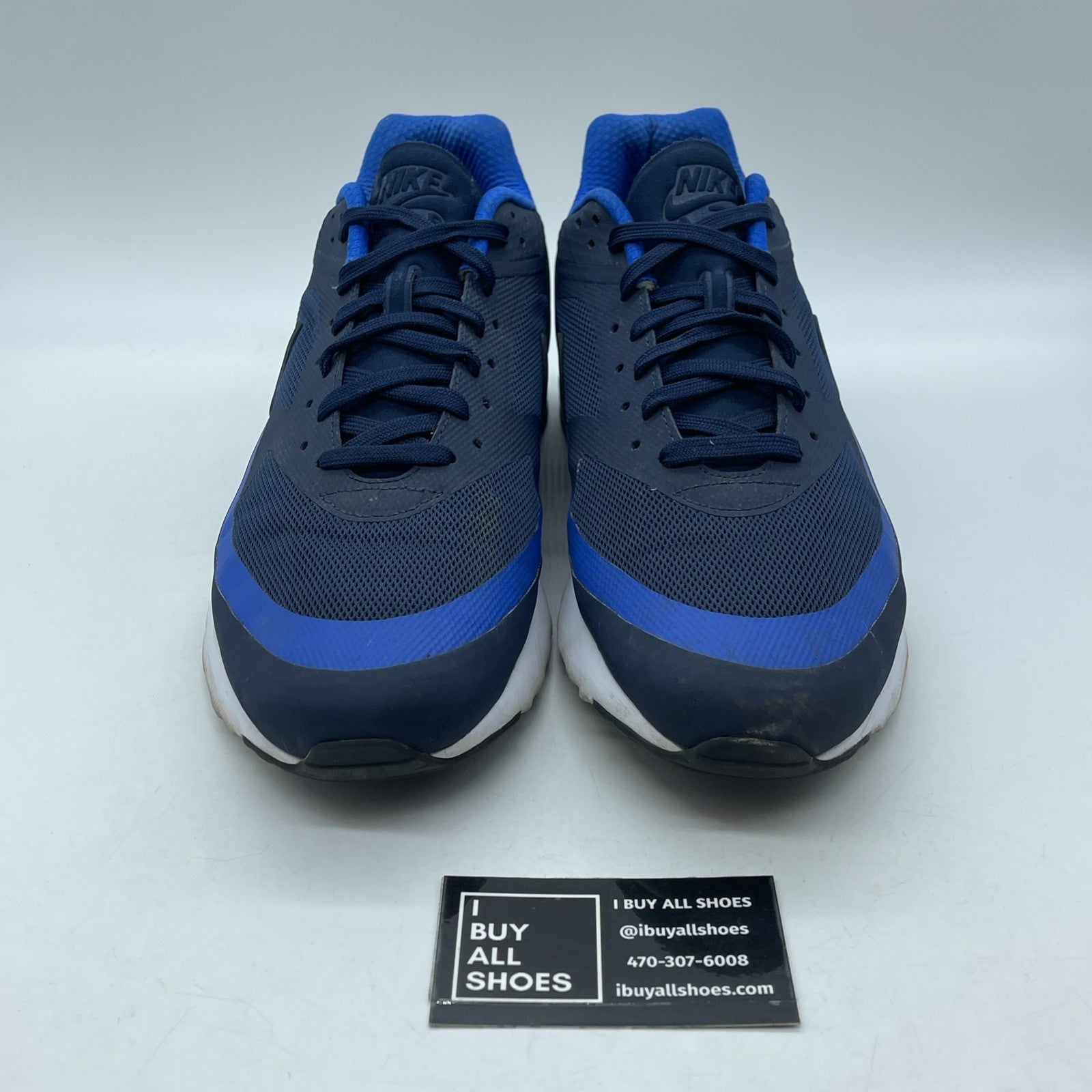 Size 13 - Nike Air Max BW Ultra Blue White 2016 Suede Leather (819475-404)