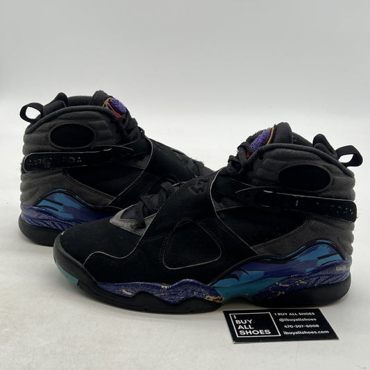 Size 8 - Air Jordan 8 Retro Aqua 2015 (305381-025)