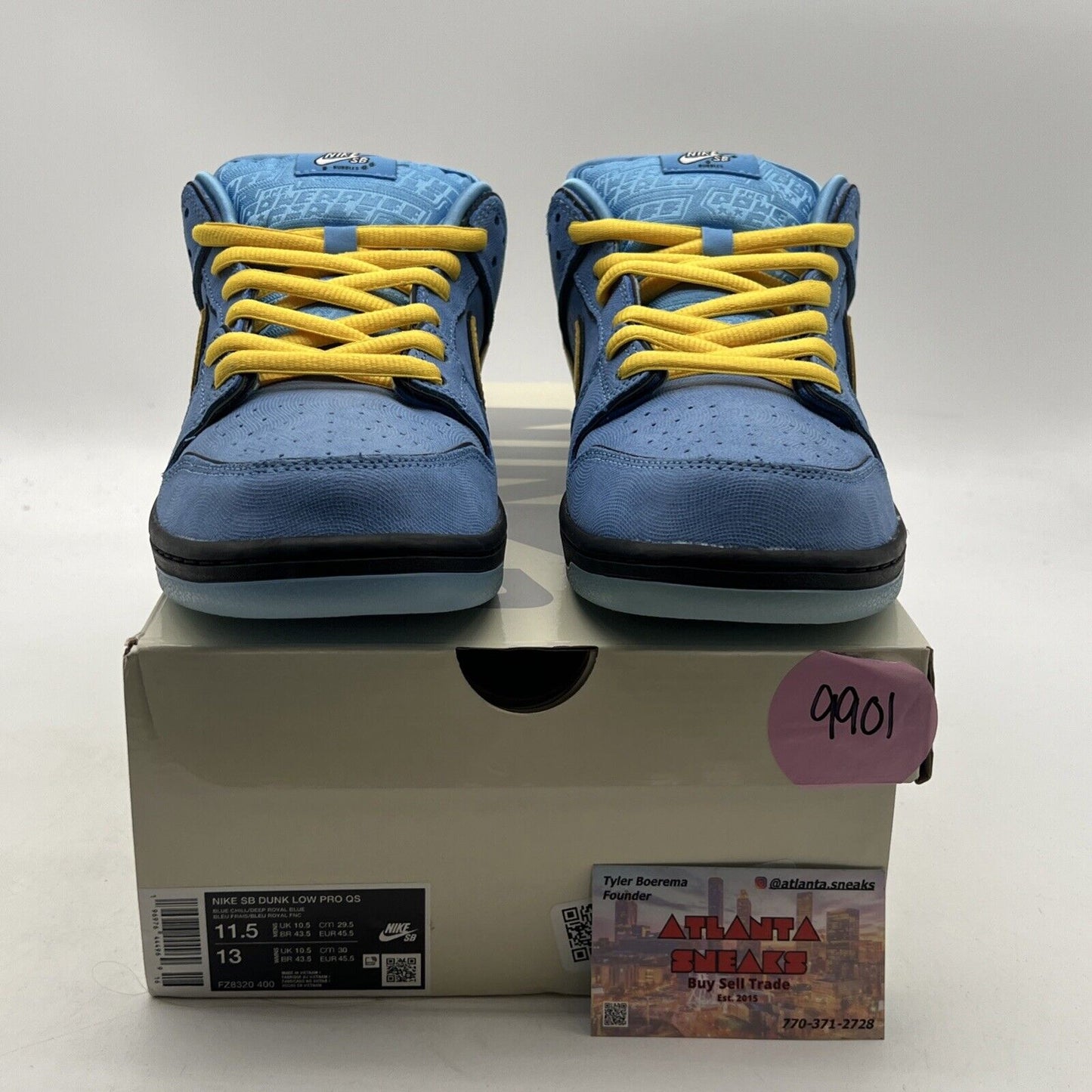Size 11.5 - Nike The Powerpuff Girls x Dunk Pro SB QS Low Bubbles (FZ8320-400)