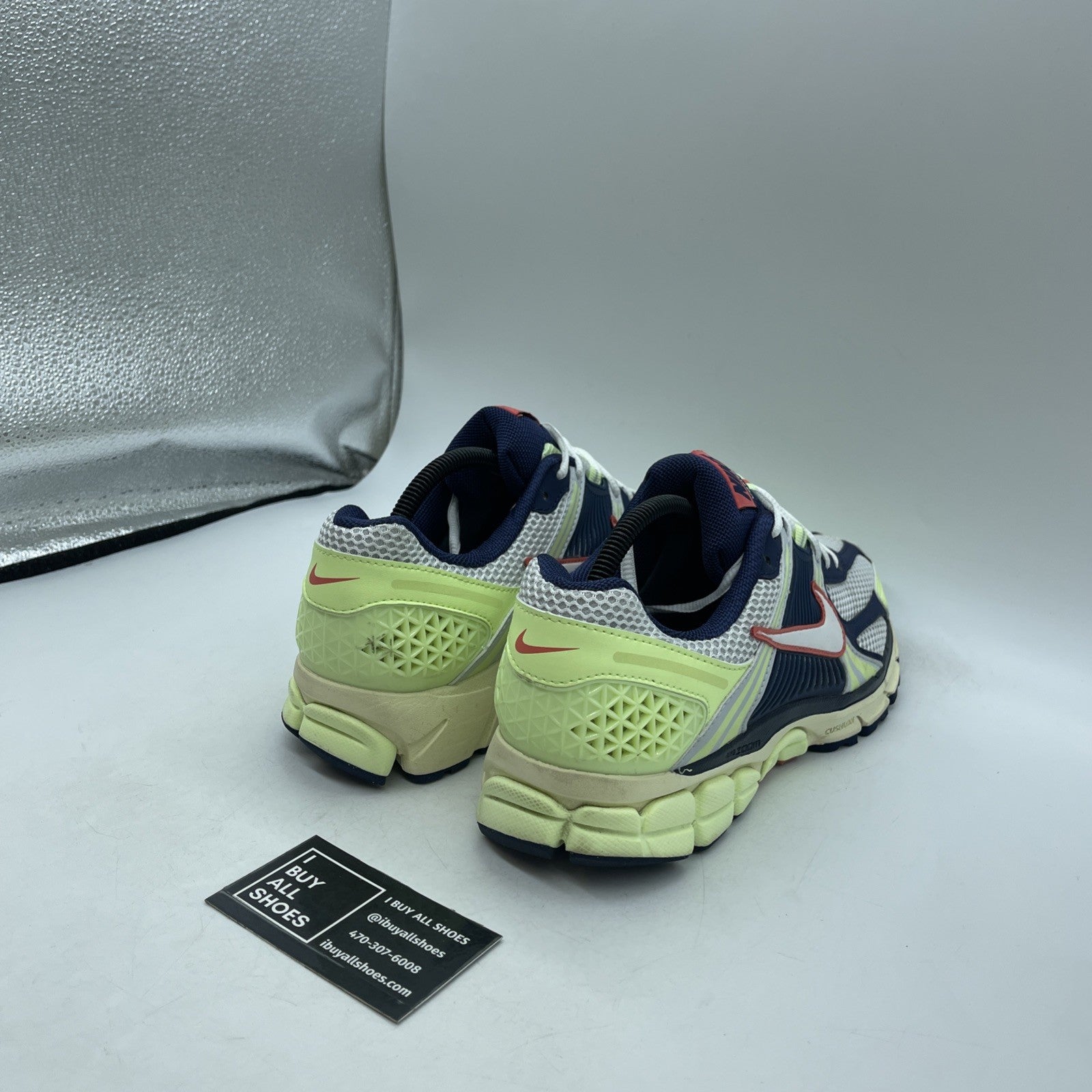 Size 9 - Nike Air Zoom Vomero 5 Barely Volt Midnight Navy (IB4004-701)
