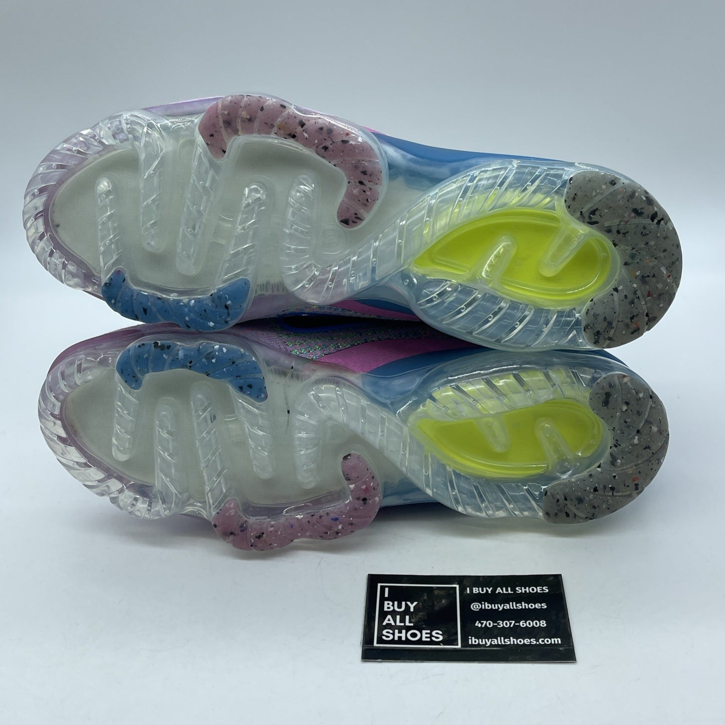 Size 12W - Nike Air VaporMax 2021 Flyknit Next Nature Pink Blast Photo Blue
