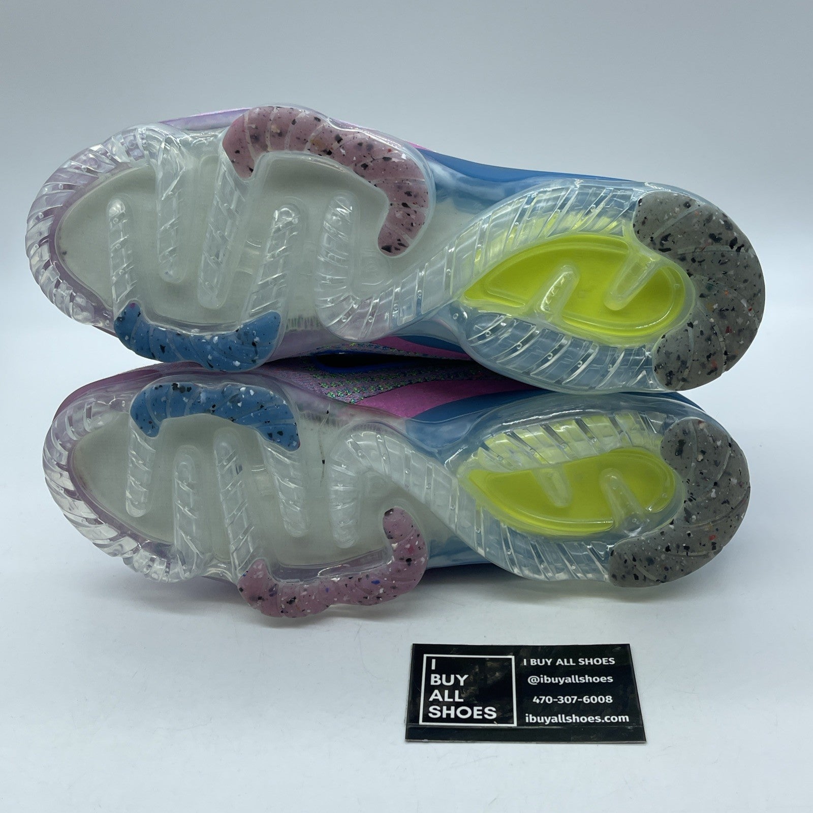 Size 12W - Nike Air VaporMax 2021 Flyknit Next Nature Pink Blast Photo Blue