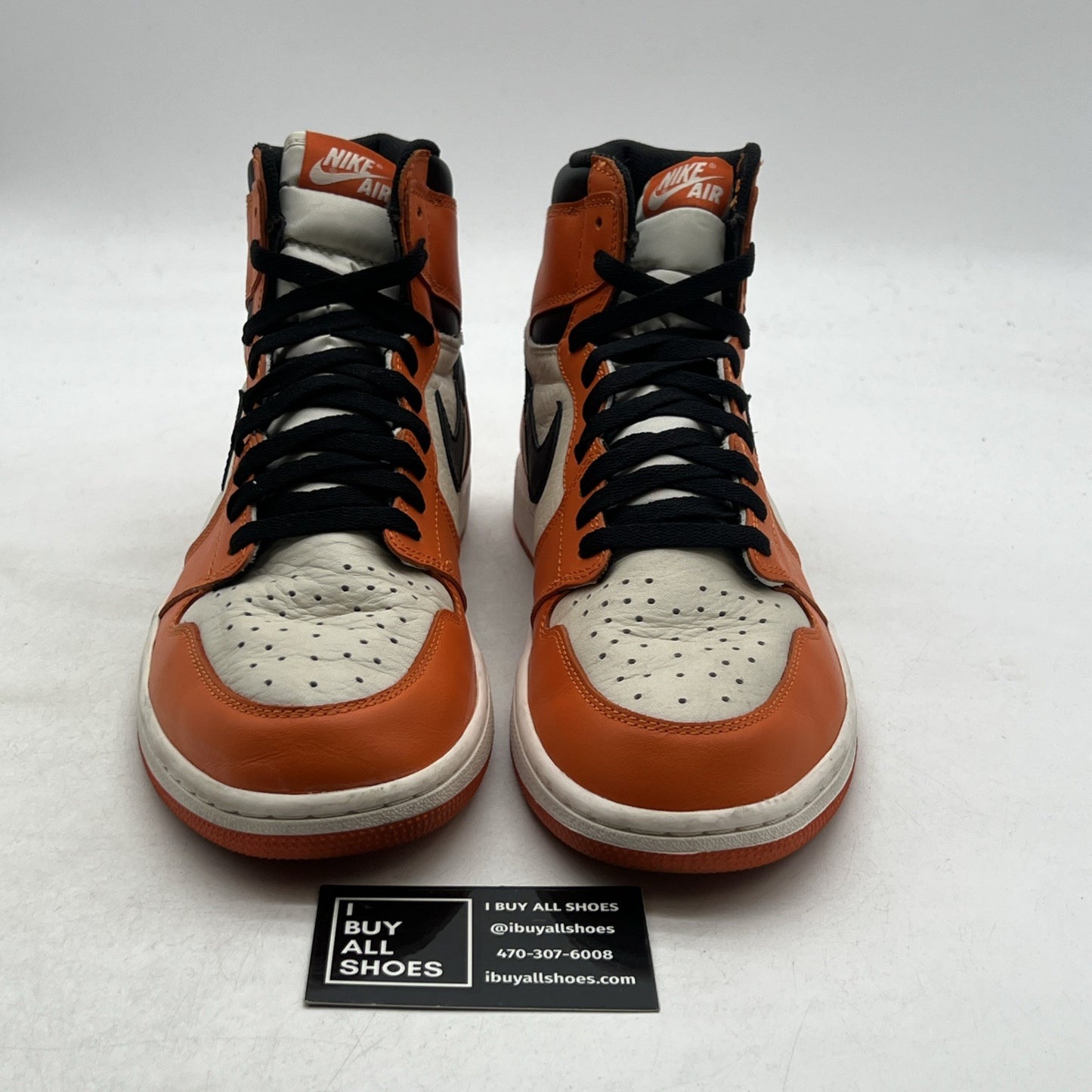 Size 12 - Air Jordan 1 Retro High OG shattered backboard away 2016 (555088-113)