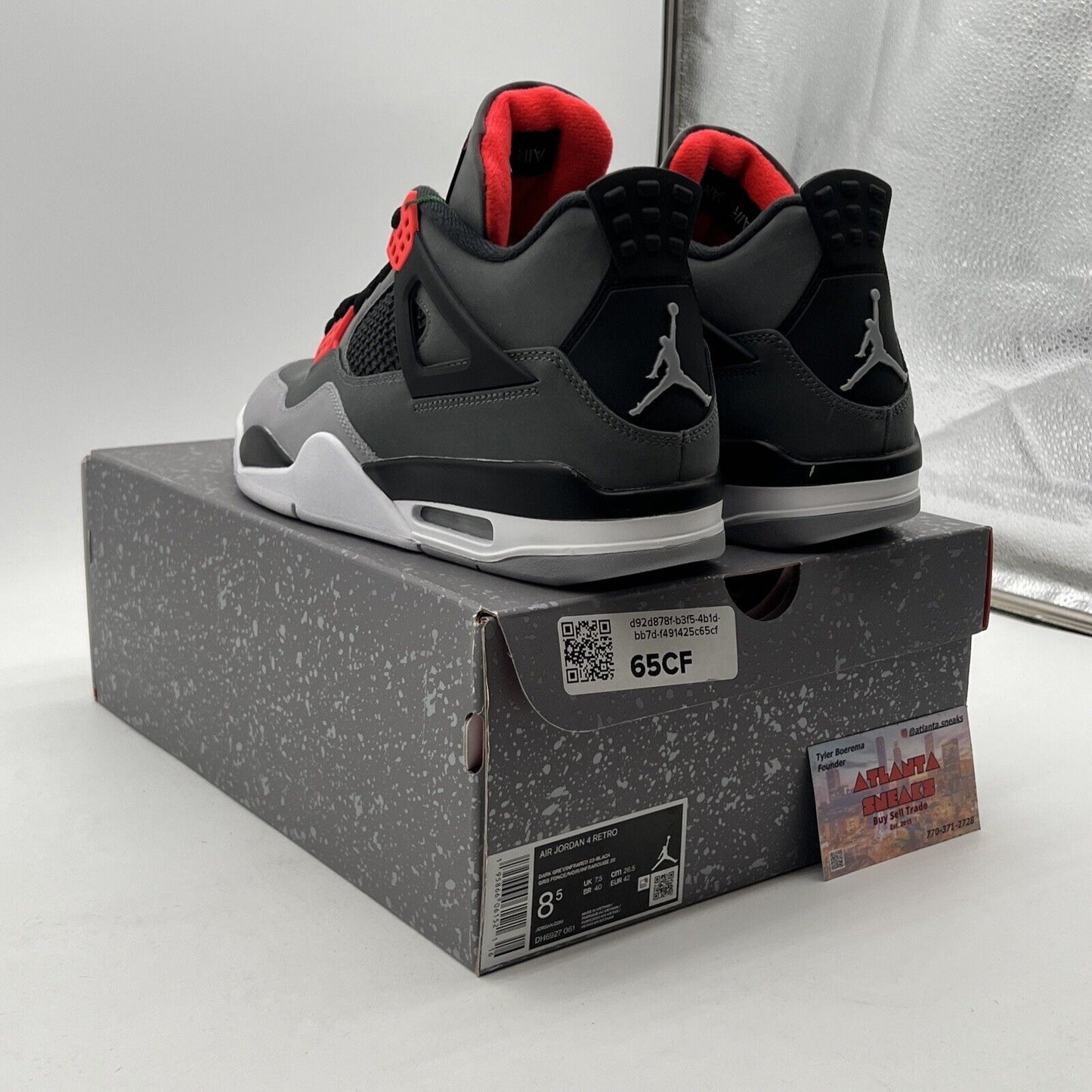 Size 8.5 - Air Jordan 4 Retro Mid Infrared (DH6927-061)