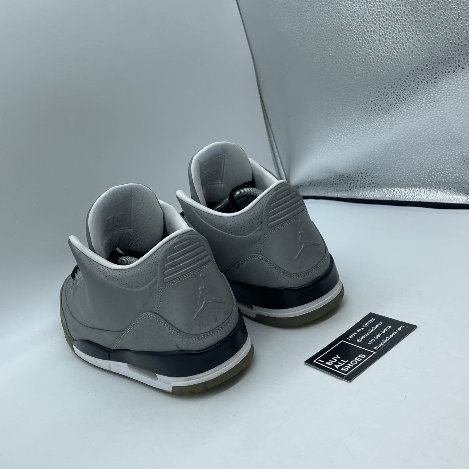 Size 11 - Air Jordan 3 5Lab3 Reflective Silver (631603-003)