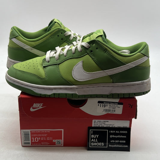 Size 10.5 - Nike Dunk Low Chlorophyll (DJ6188-300)