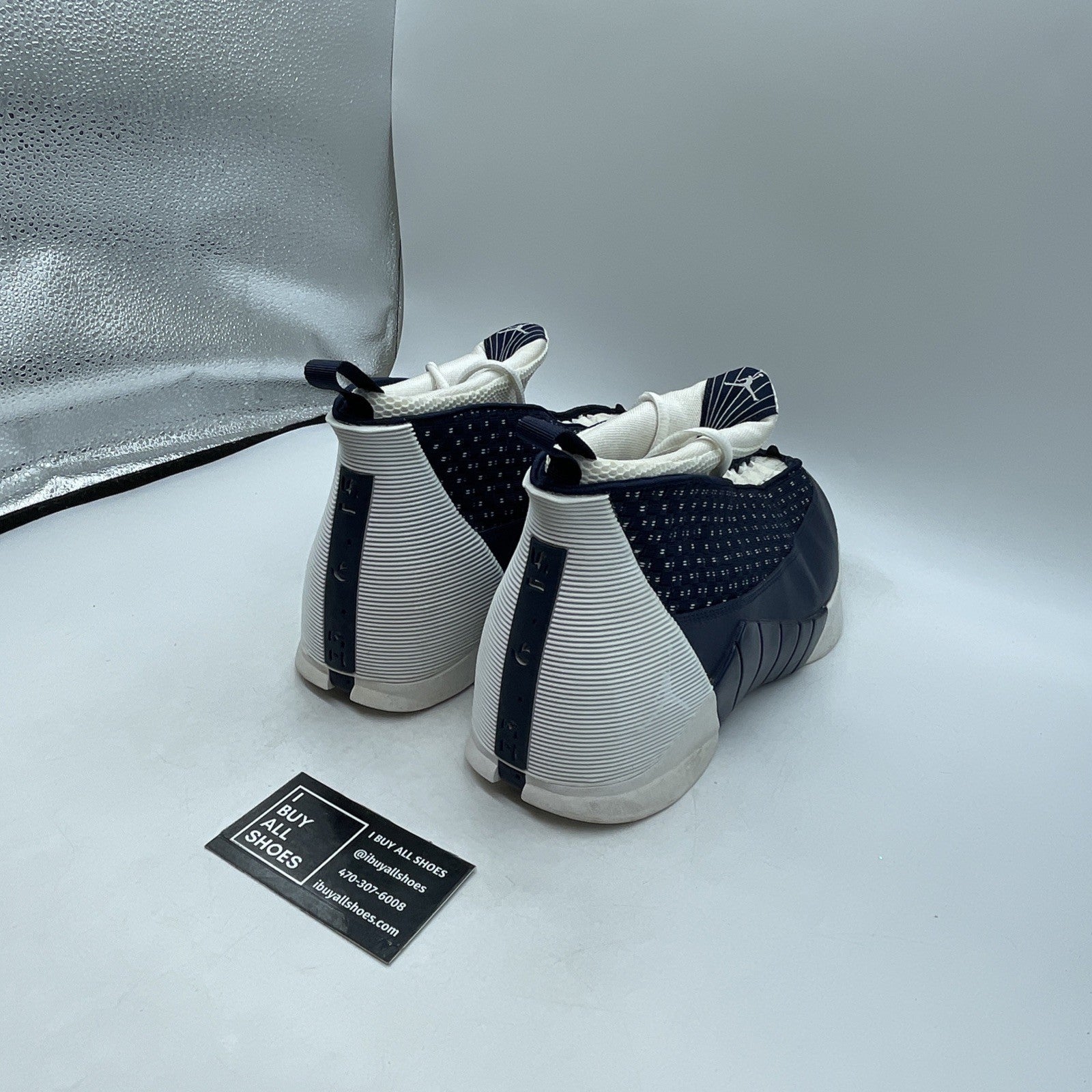 Size 13 - Air Jordan 15 Retro 2017 Obsidian (881429-400)