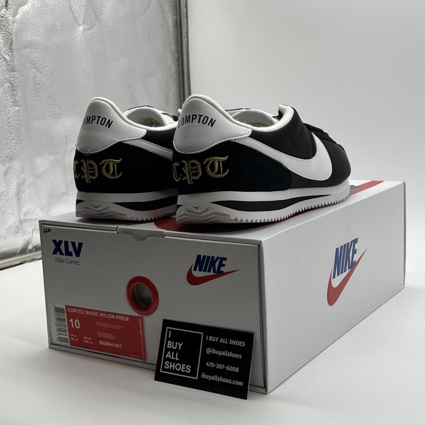 Size 10 - Nike Cortez Basic Nylon Compton (902805-001)