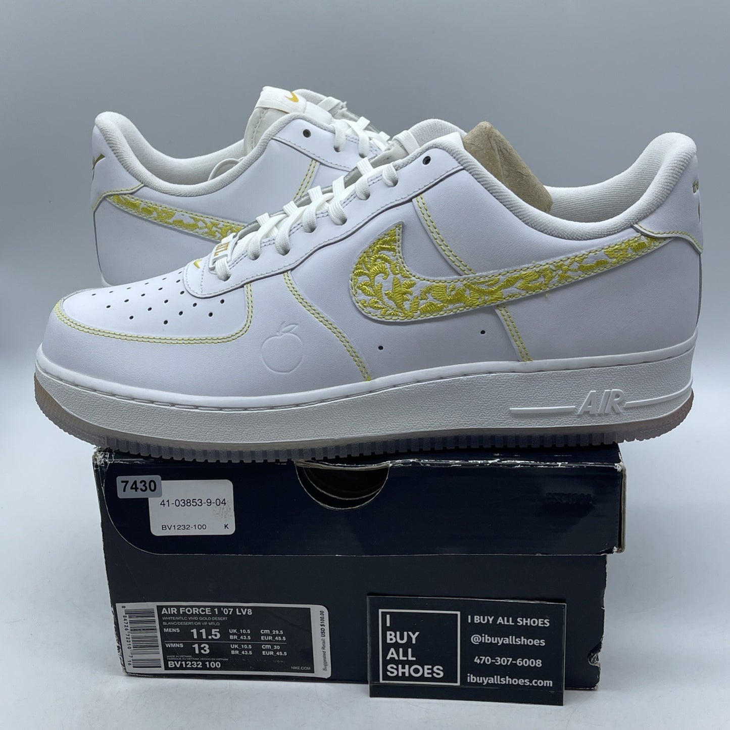 Size 11.5 - Nike Air Force 1 Low City Pride Atlanta (BV1232-100)