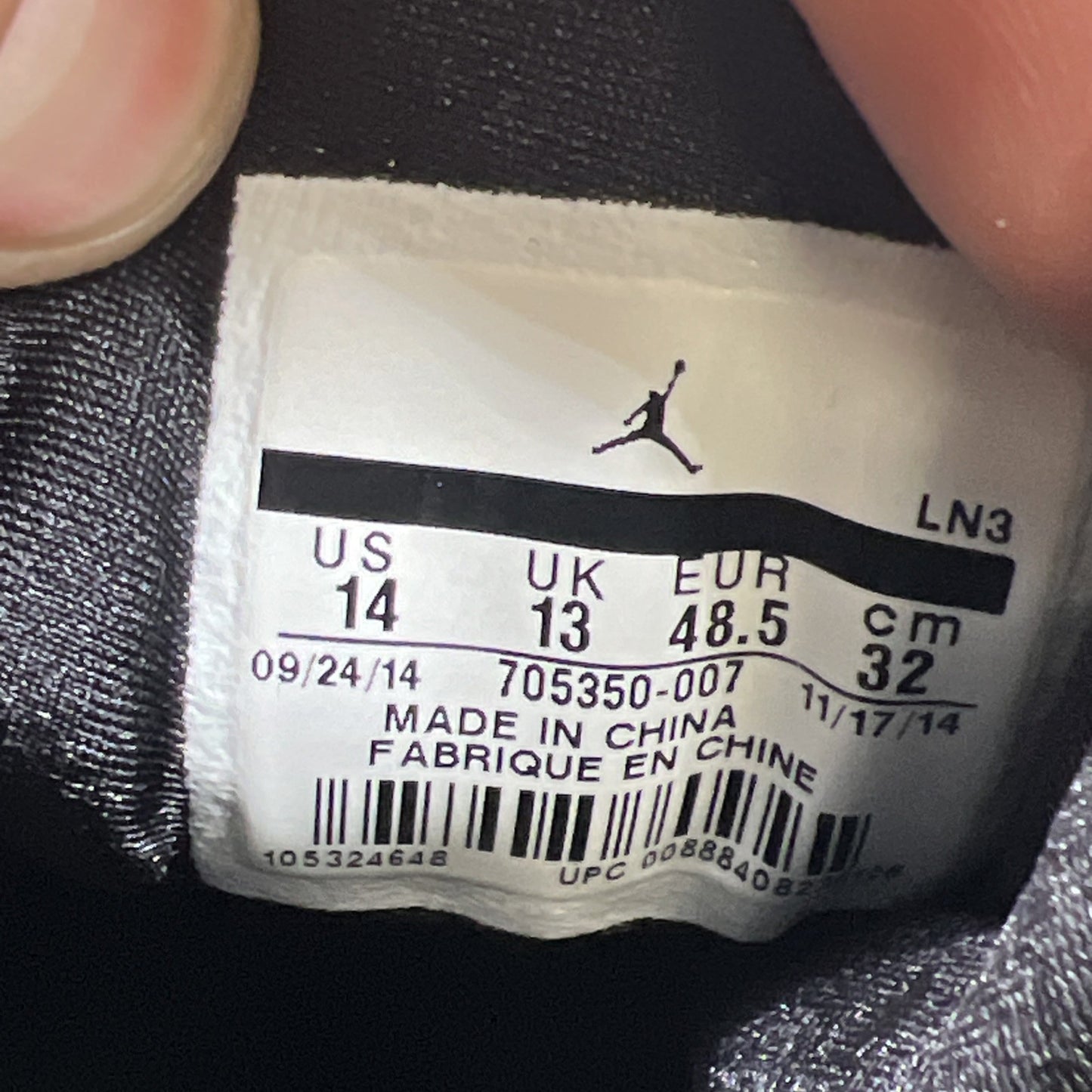 Size 14 - Air Jordan 7 Retro 30th Barcelona Nights (705350-007)