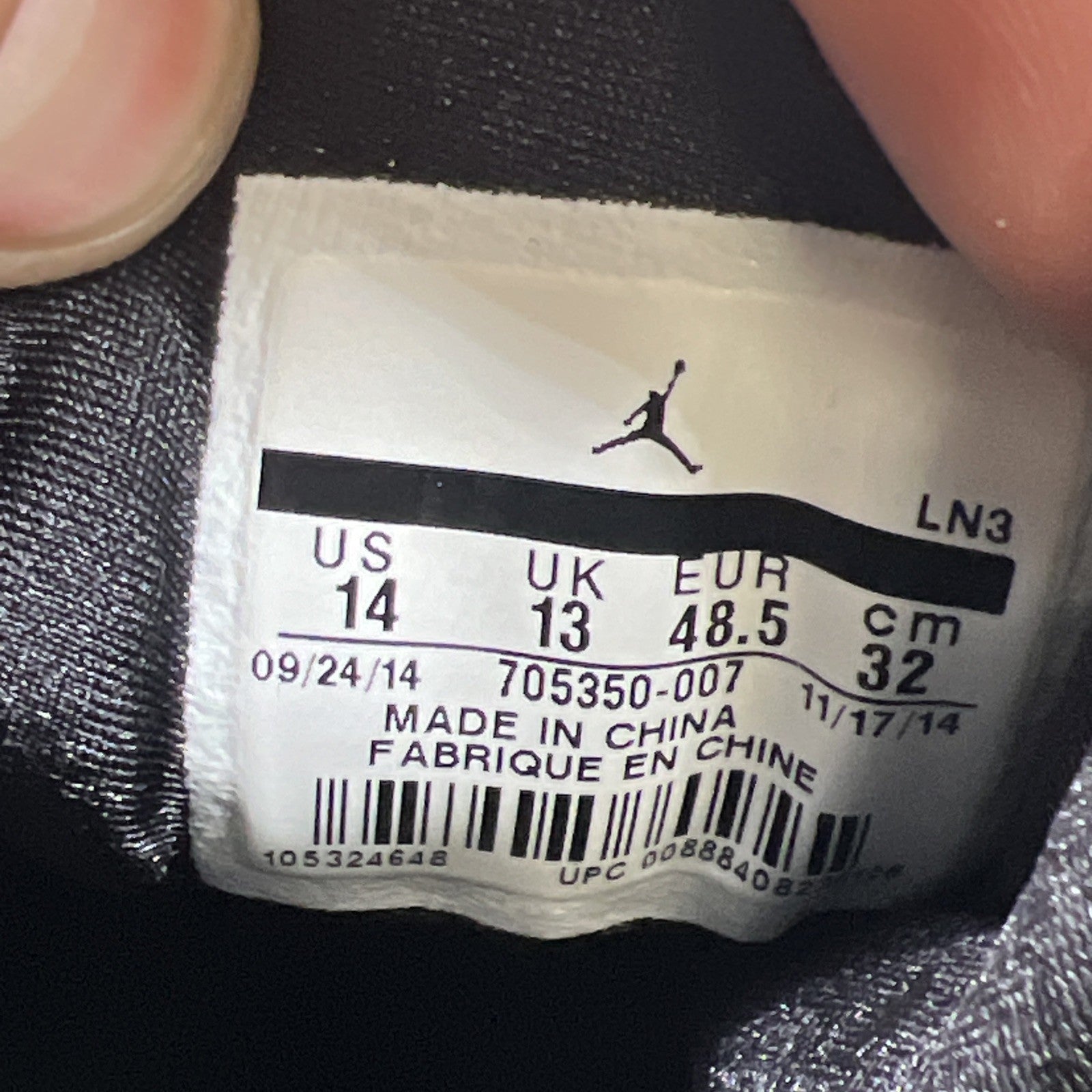 Size 14 - Air Jordan 7 Retro 30th Barcelona Nights (705350-007)