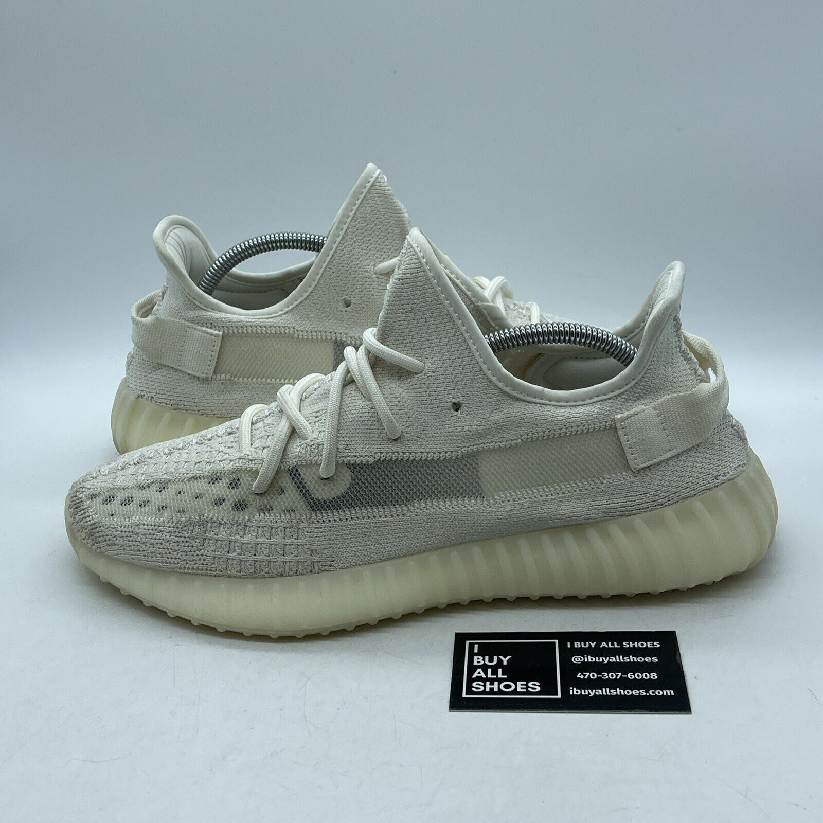 Size 11 - adidas Yeezy Boost 350 V2 Low Bone White Suede (HQ6316)