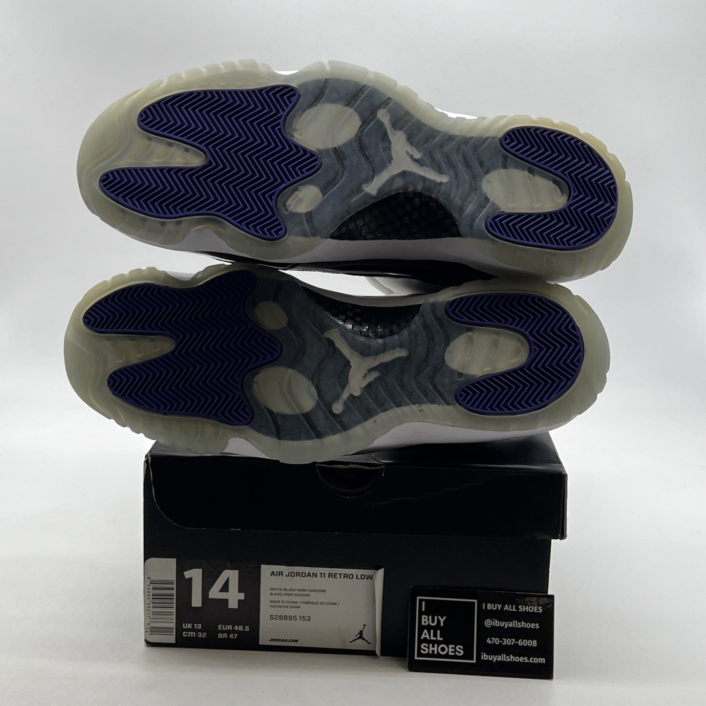 Size 14 - Air Jordan 11 Retro Low Concord (528895-153)