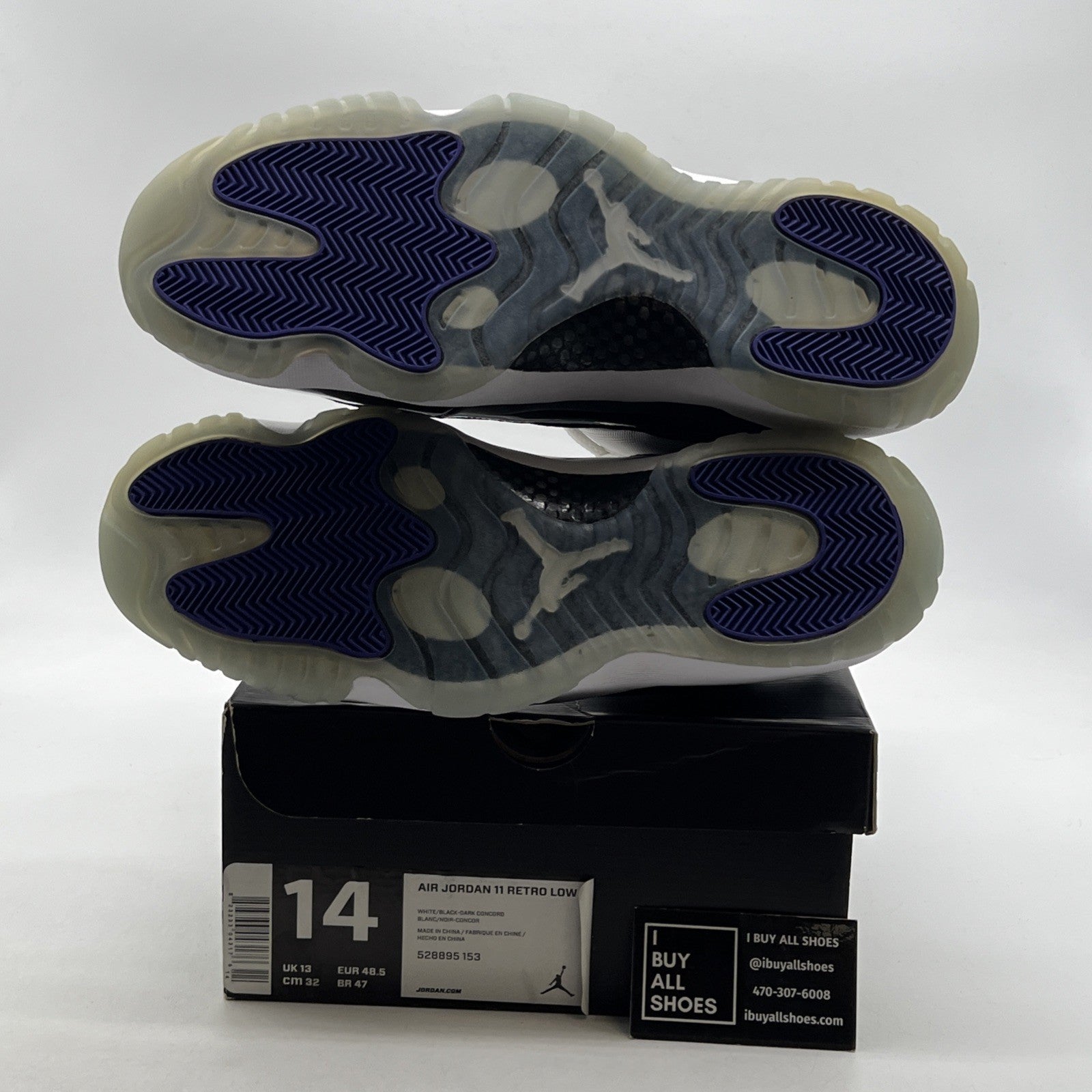 Size 14 - Air Jordan 11 Retro Low Concord (528895-153)