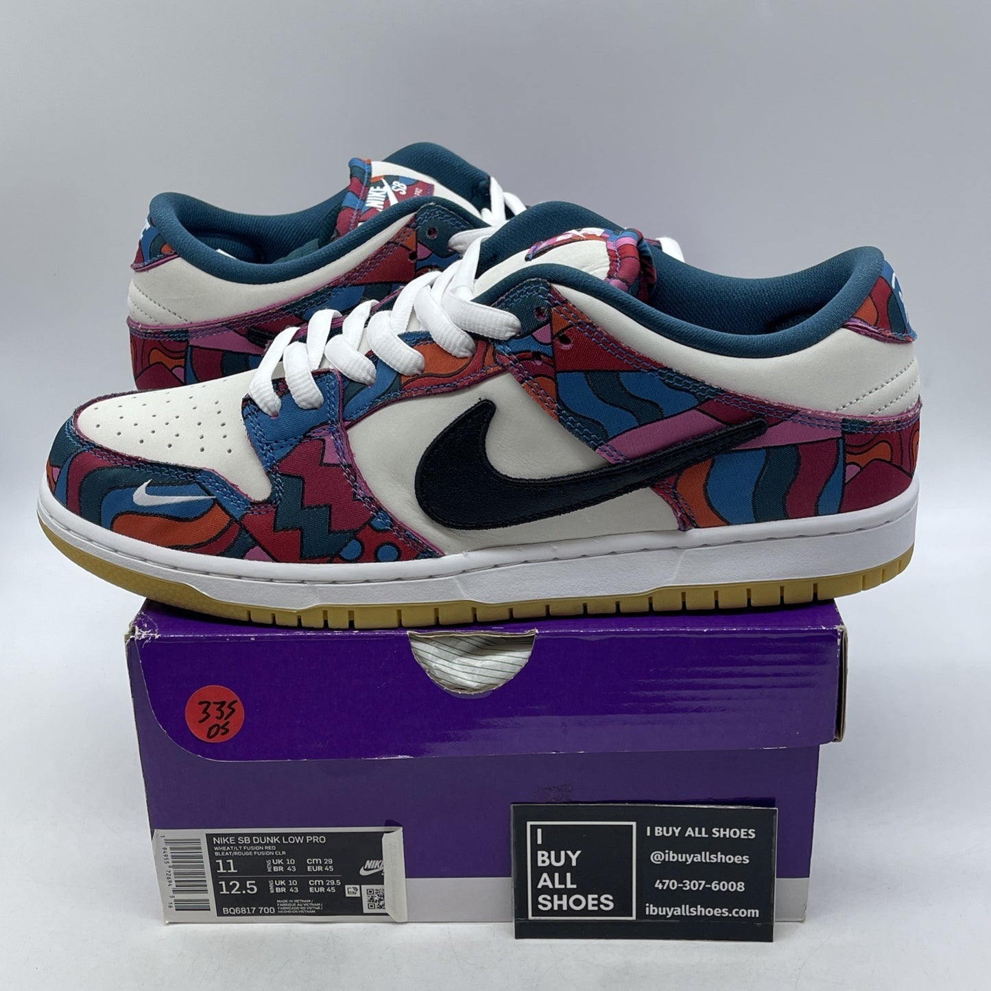 Size 11 - Nike Dunk SB Low Reverse Papa Bear (BQ6817-700