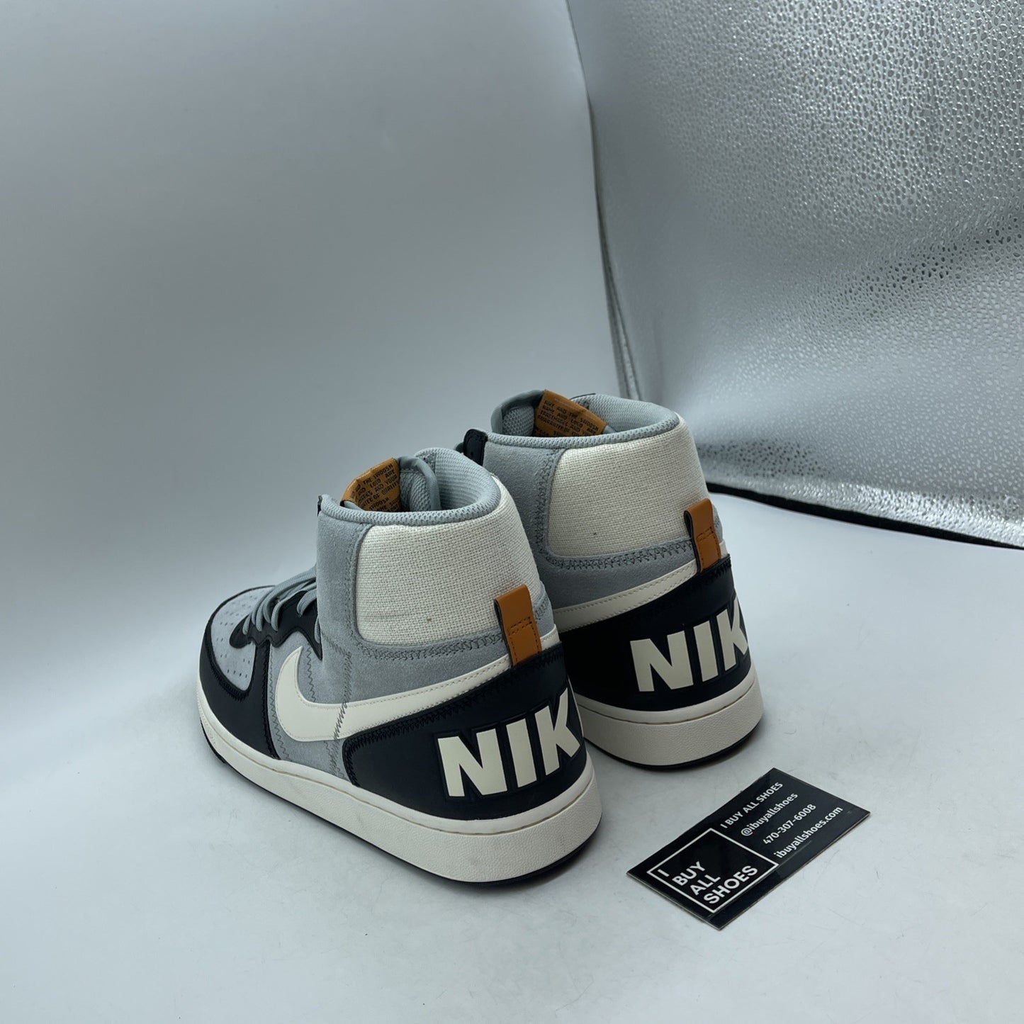 Size 12 - Nike Terminator High Black and Light Pumice (FJ4198-001)