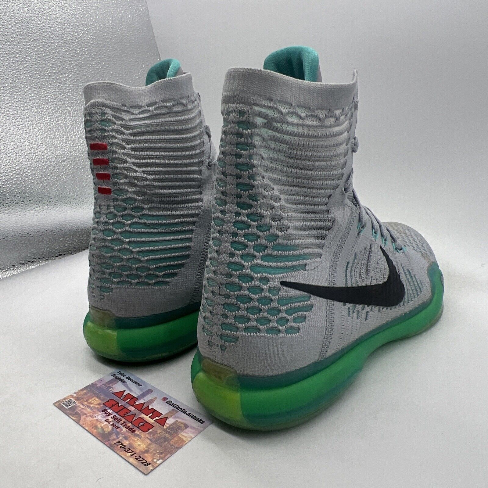Size 10 - Nike Kobe 10 Elite Elevate Grey Black (718763-041)