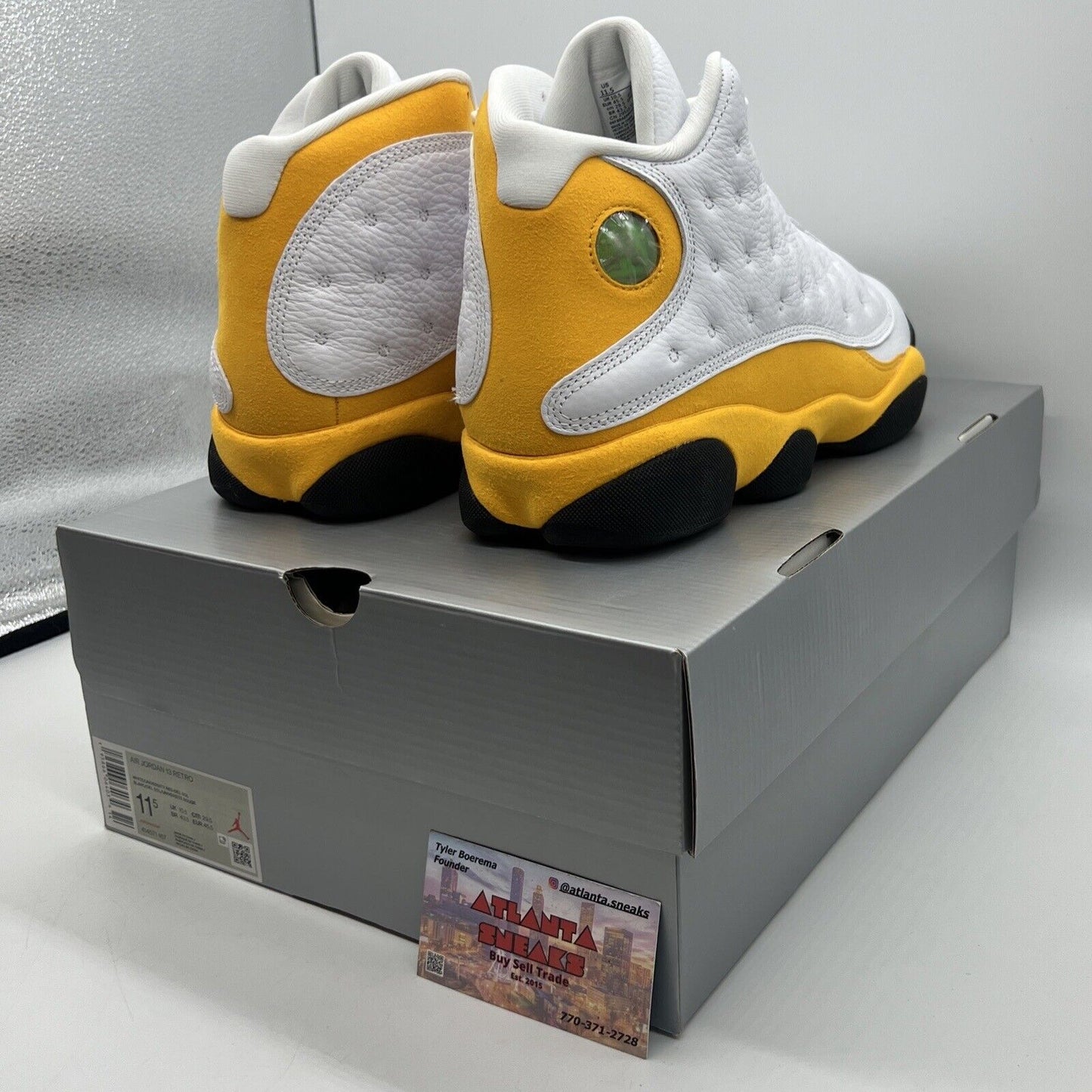 Size 11.5 - Jordan 13 Del Sol 2022 Brand New Og All Yellow White Black