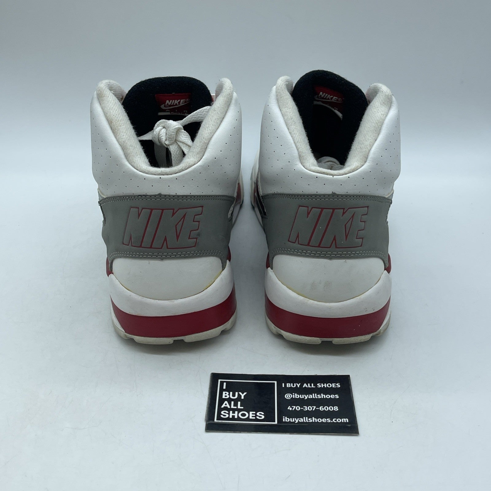 Size 13 - Nike Air Trainer SC High White Varsity Red (302346-107)
