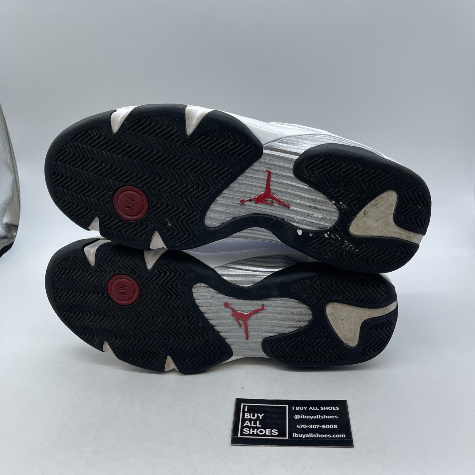 Size 11.5 - Air Jordan 14 Retro 2014 Black Toe (487471-102)