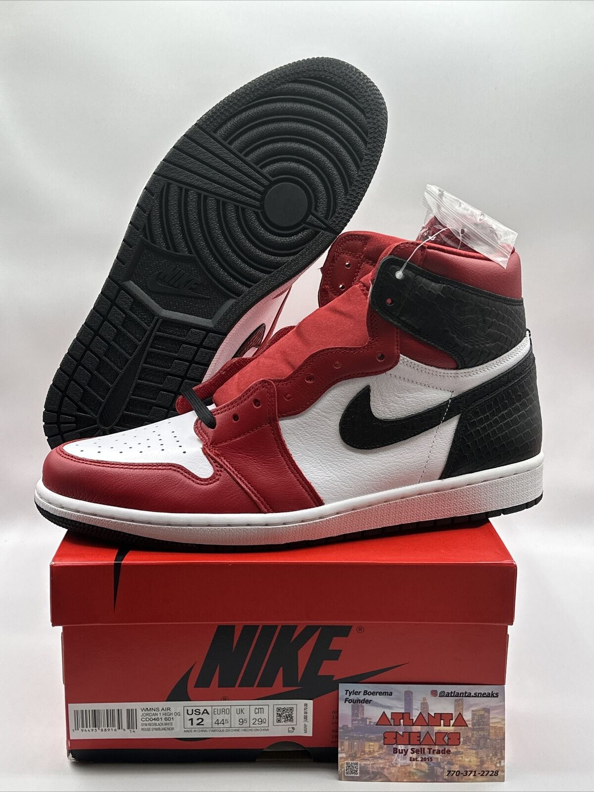 Size 12 - Jordan 1 Retro High OG Satin Red 2020