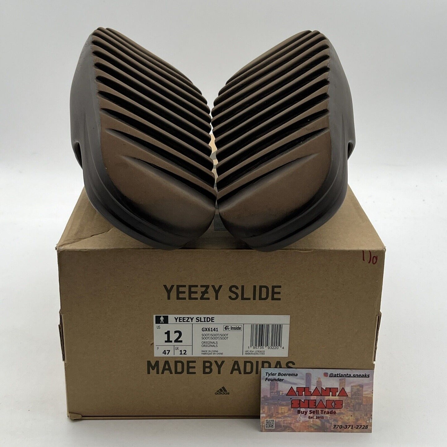 Size 12 - adidas Yeezy Slide Brown