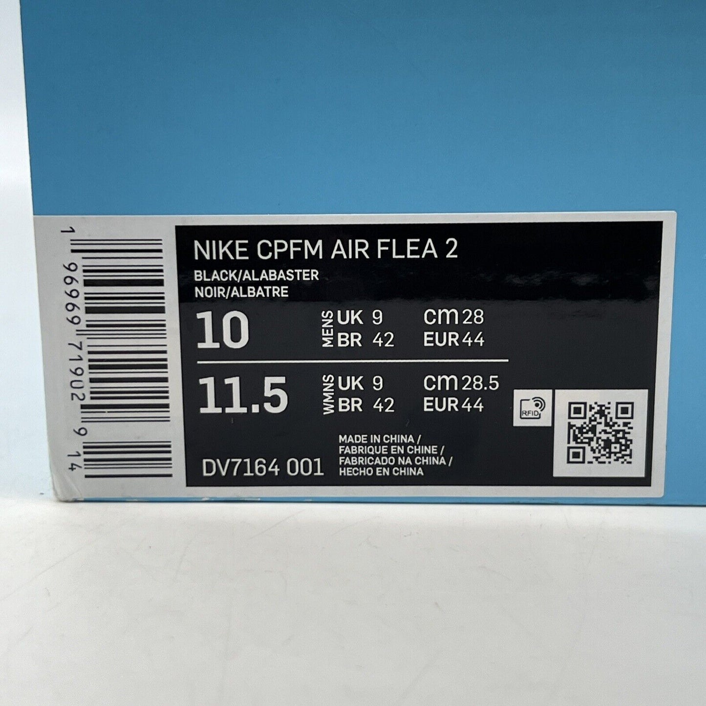 Size 10-Nike Air Flea 2 x Cactus Plant Flea Market Black Alabaster (DV7164-001)