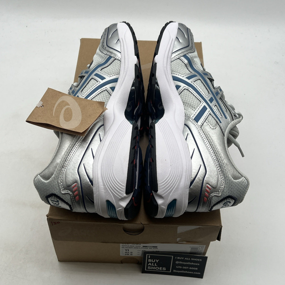Size 11 - ASICS Men's GEL-1090 Glacier Grey/ Pure Silver  (1201A484-020)