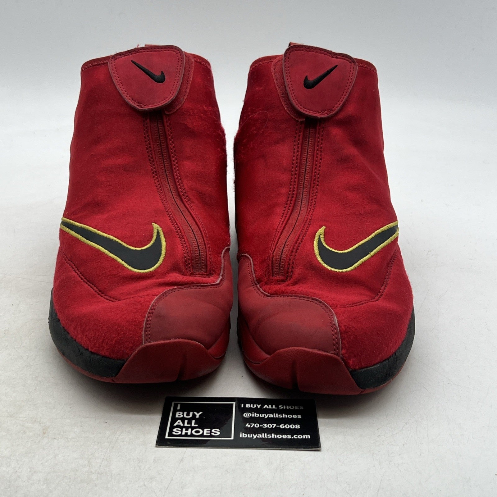 Size 13 - Nike Air Zoom Flight The Glove Miami Heat (616772-600)