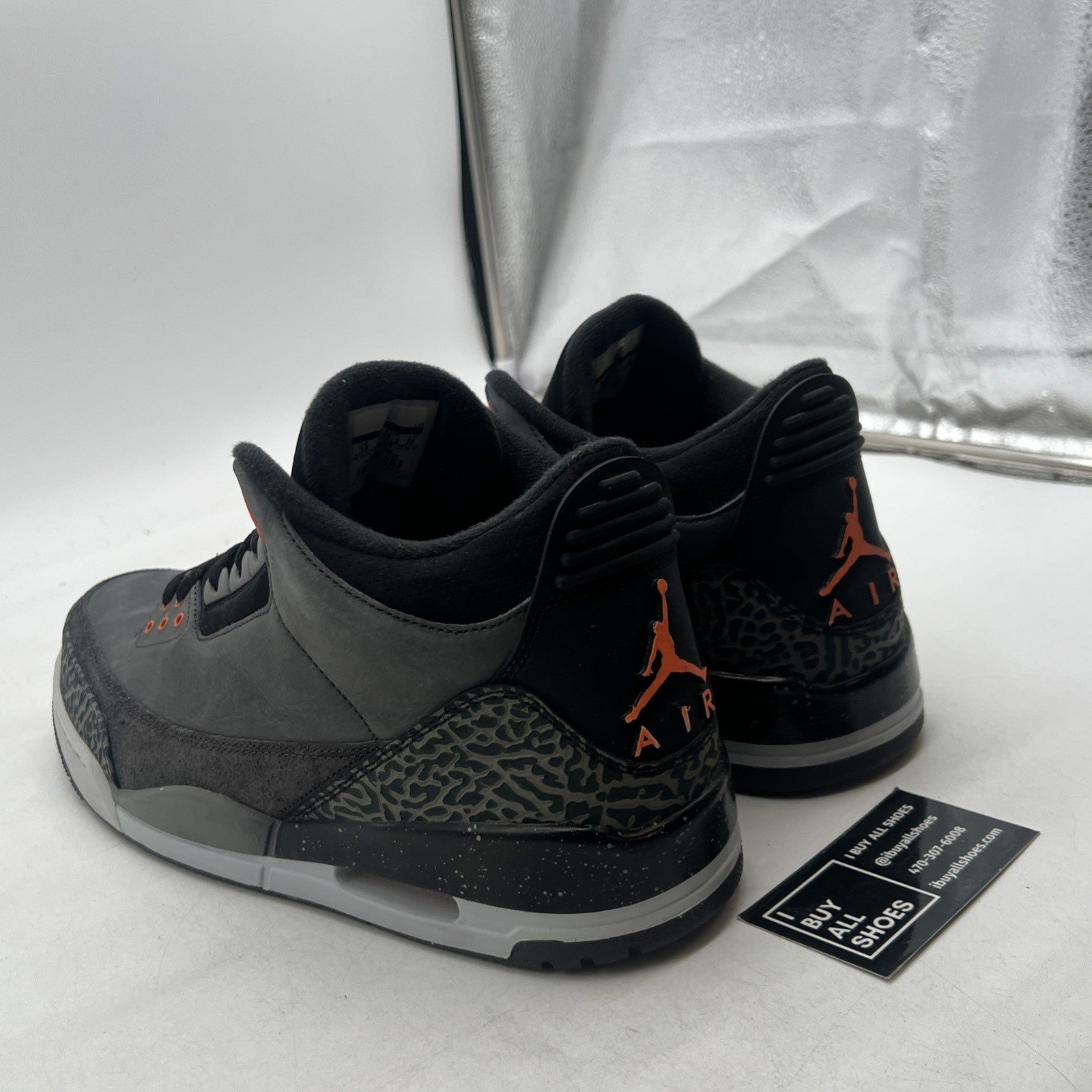 Size 14 - Air Jordan 3 Retro Fear Pack (626967-040)