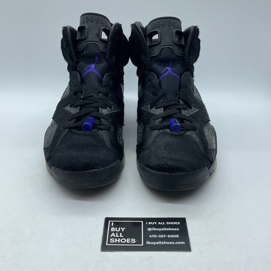 Size 10.5 - Social Status x Air Jordan 6 Retro Pony Hair Suede (AR2257-005)