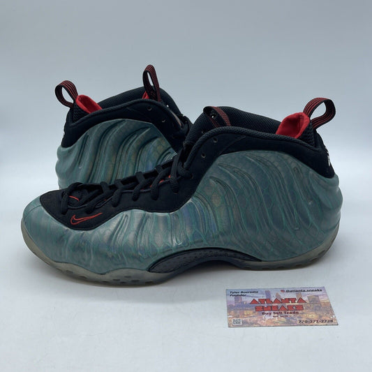 Size 12.5 - Nike Air Foamposite One PRM Gone Fishing Green Blue (575420-300)