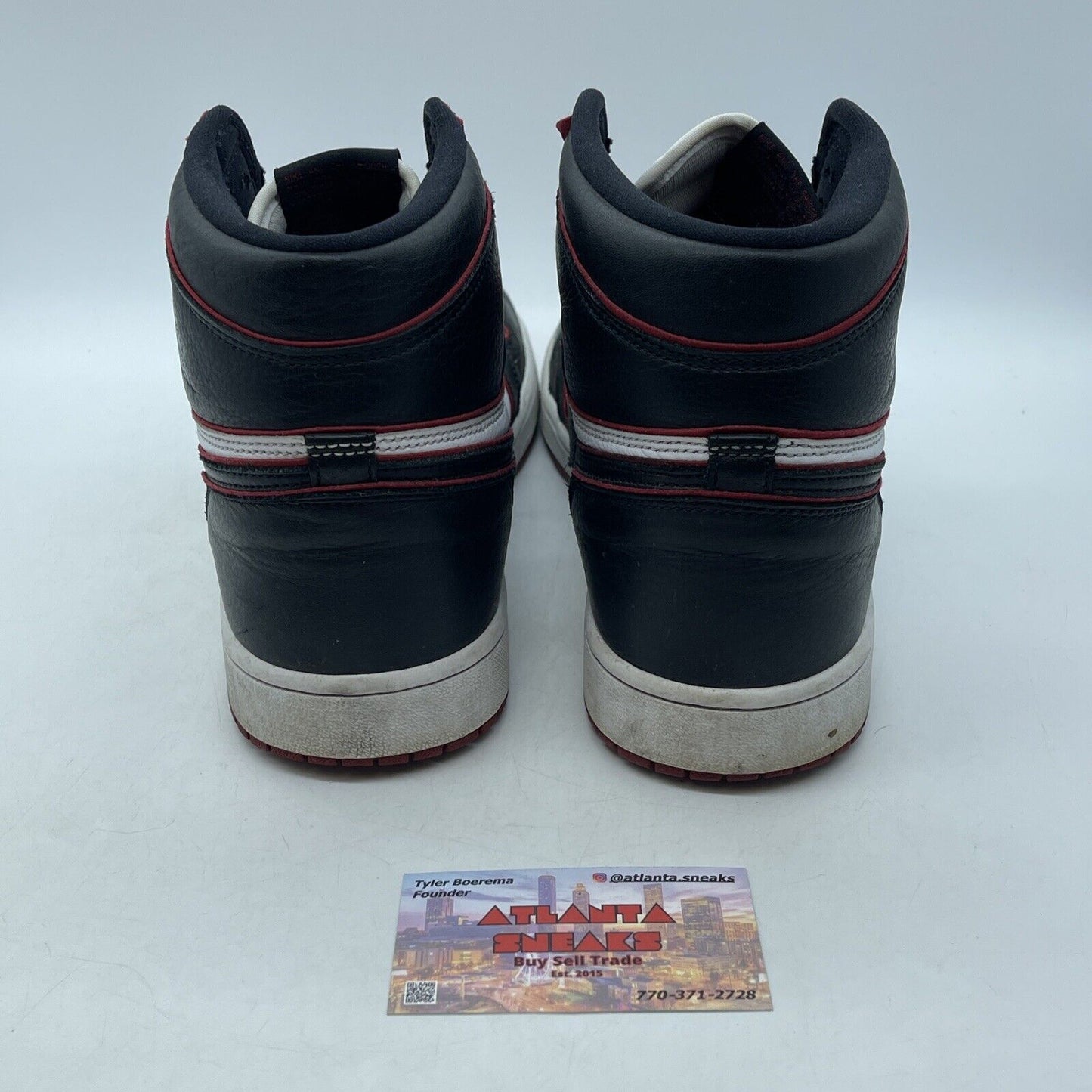 Size 12 - Jordan 1 Retro High OG Bloodline Red Black White Leather (555088-062)