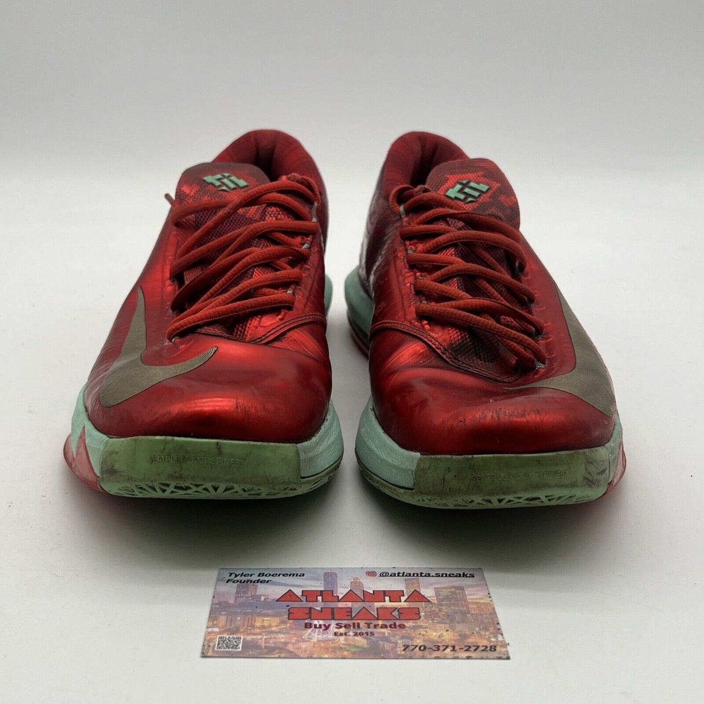 Size 9.5 - Nike KD 6 Christmas - (599424-601)