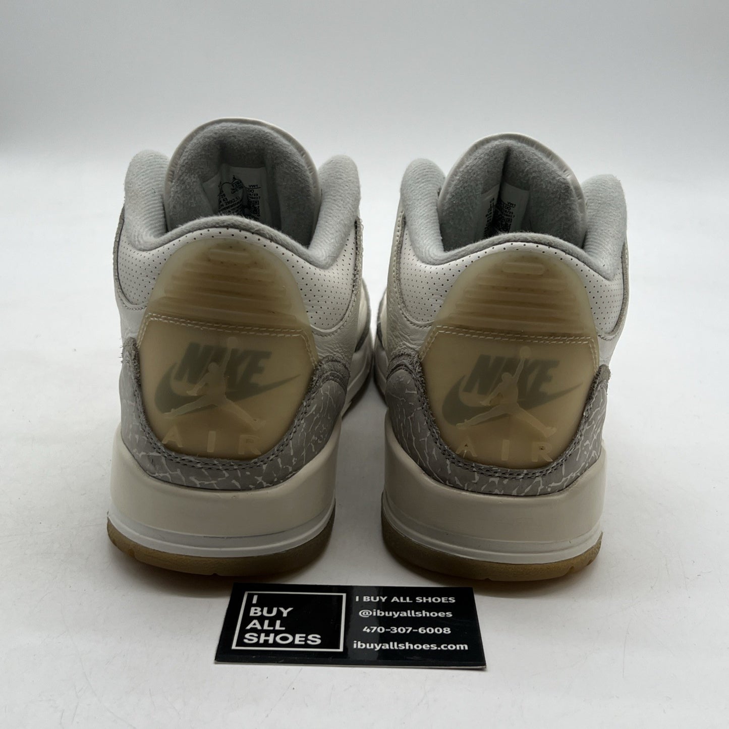 Size 11 - Air Jordan 3 Retro Craft Ivory/Grey White Leather (FJ9579-100)