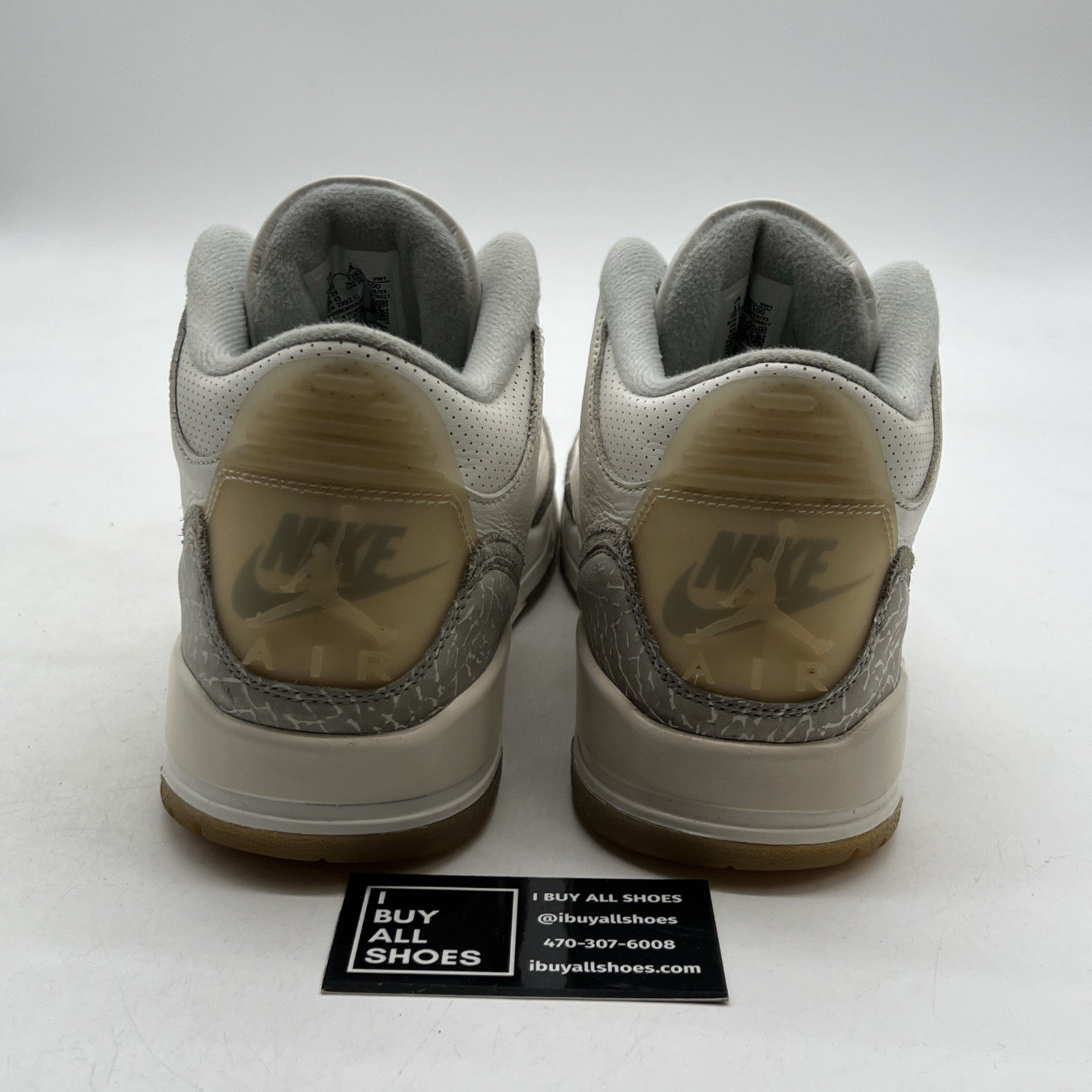 Size 11 - Air Jordan 3 Retro Craft Ivory/Grey White Leather (FJ9579-100)