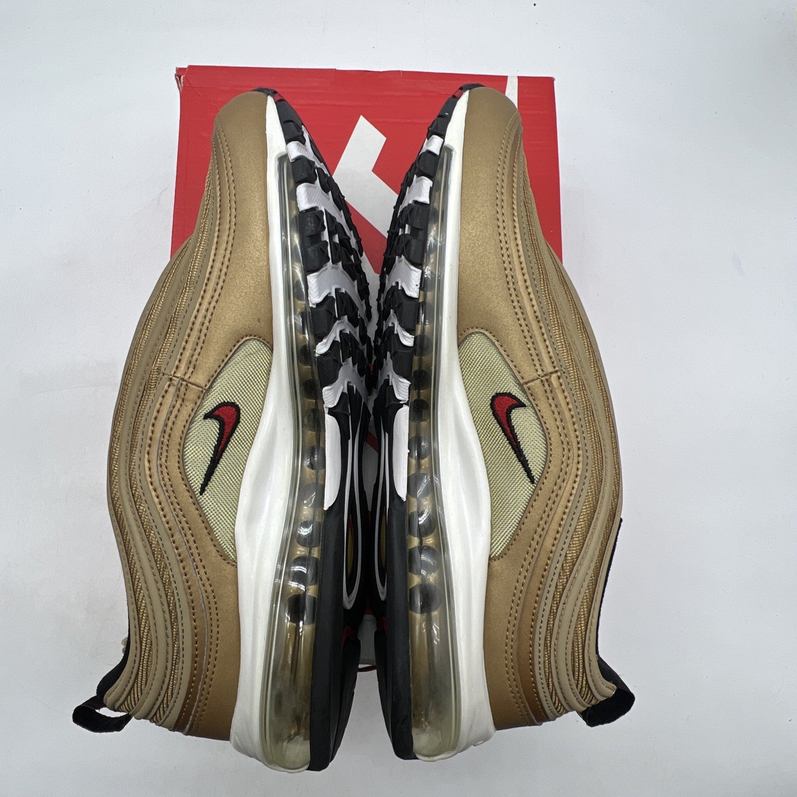 Size 12 - Nike Air Max 97 OG QS Metallic Gold (884421-700)