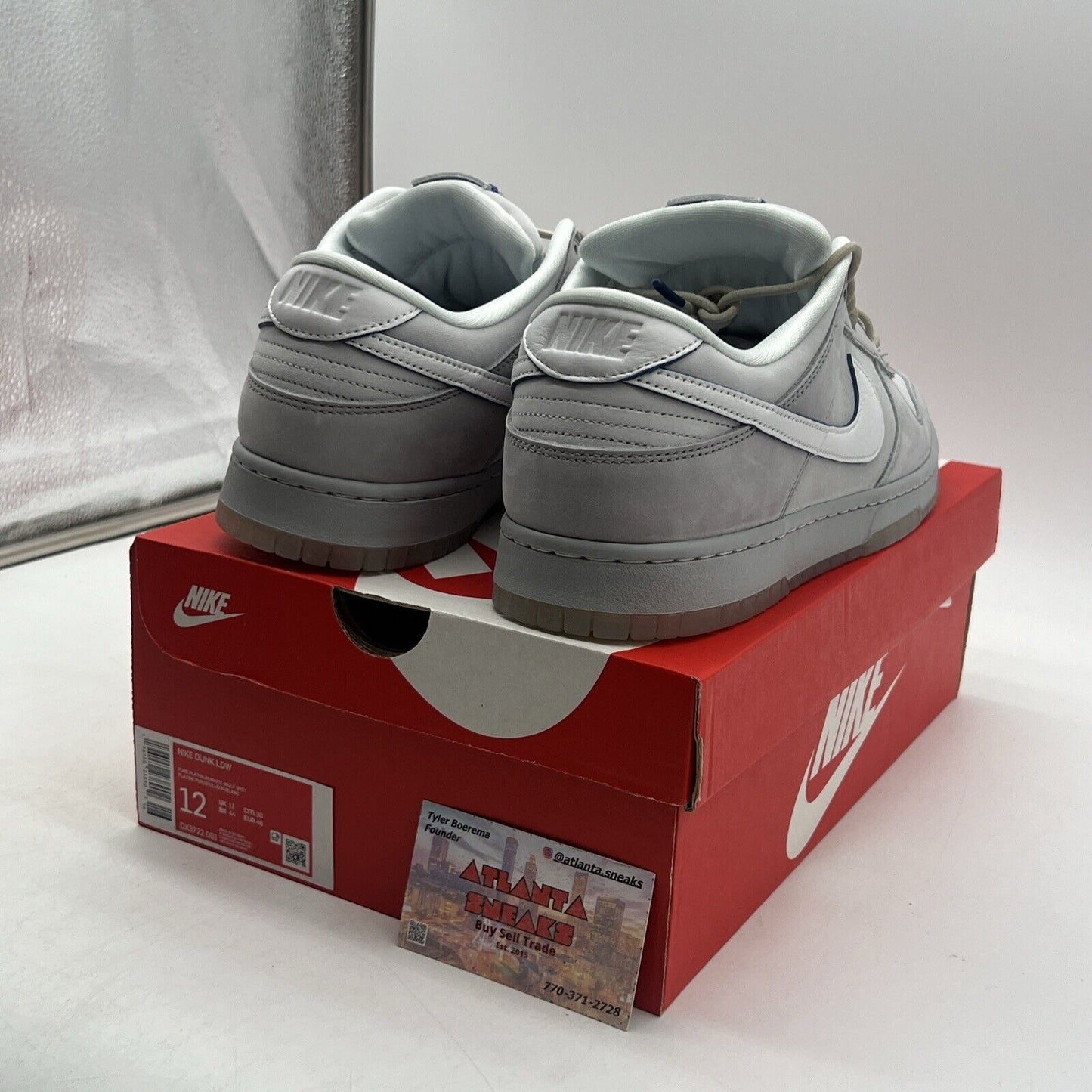 Size 12 - Nike Dunk Low Wolf Grey Pure Platinum (DX3722-001)