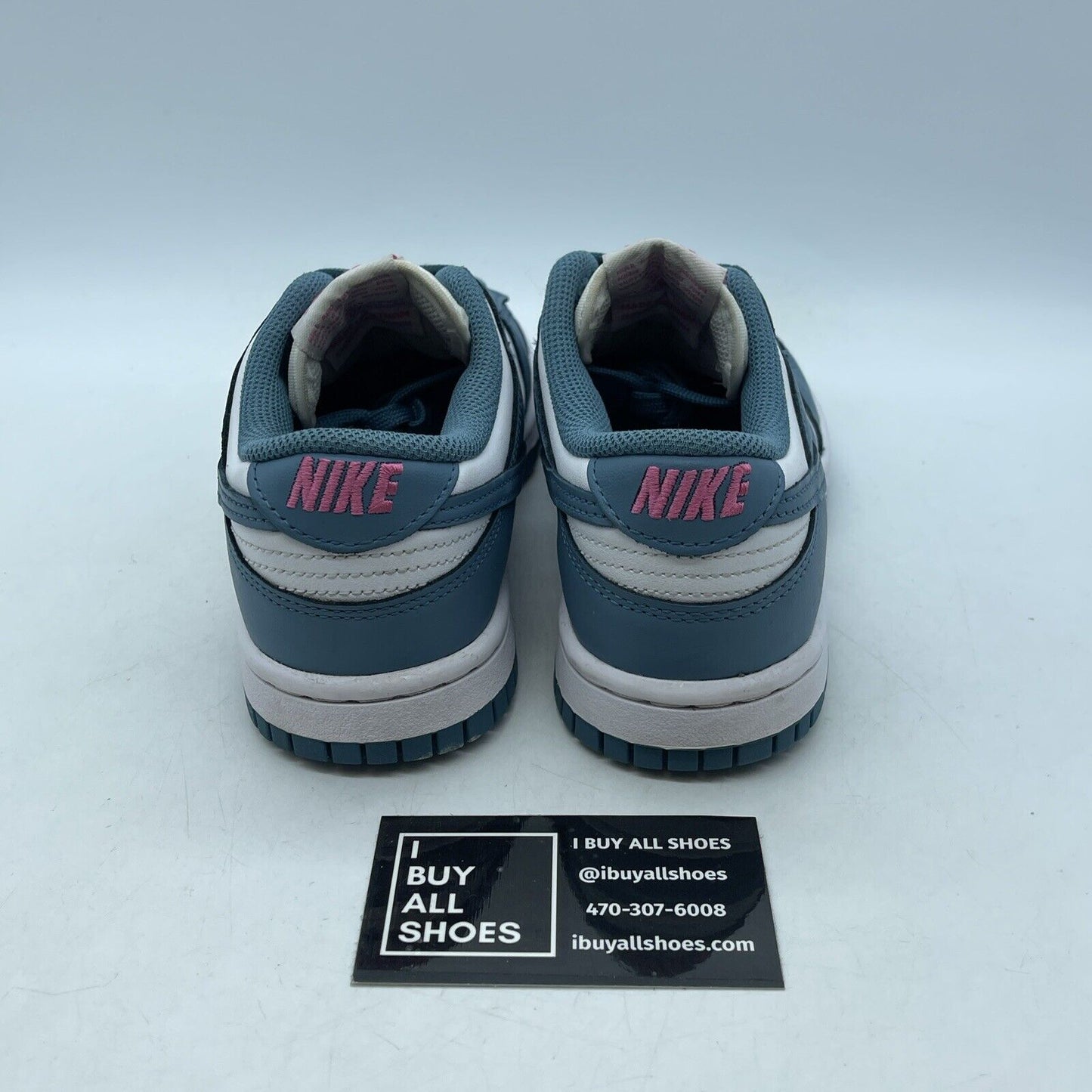 Size 6 - Nike Dunk Low 'South Beach' Aqua Blue White Pink Leather (FJ0739-100)