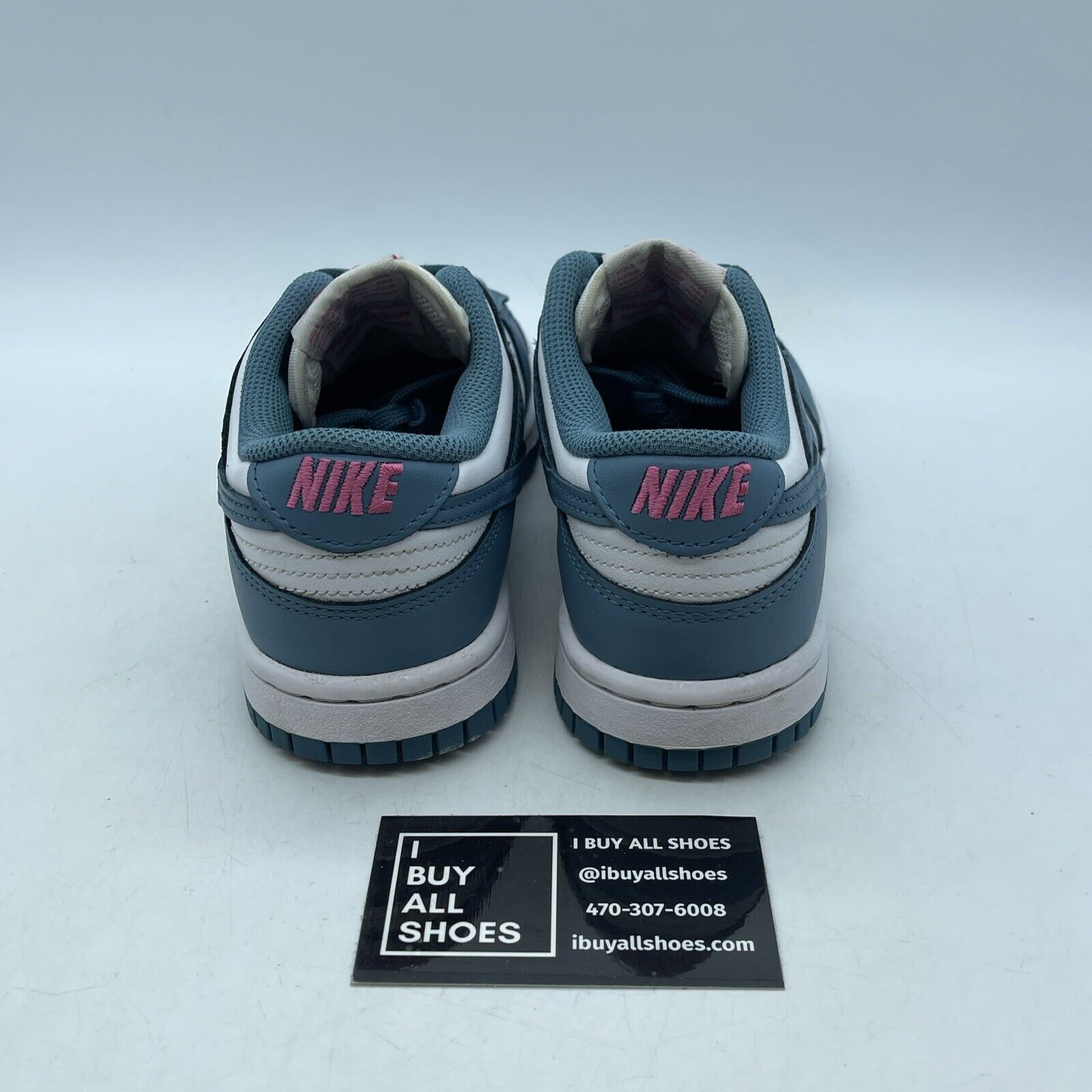Size 6 - Nike Dunk Low 'South Beach' Aqua Blue White Pink Leather (FJ0739-100)