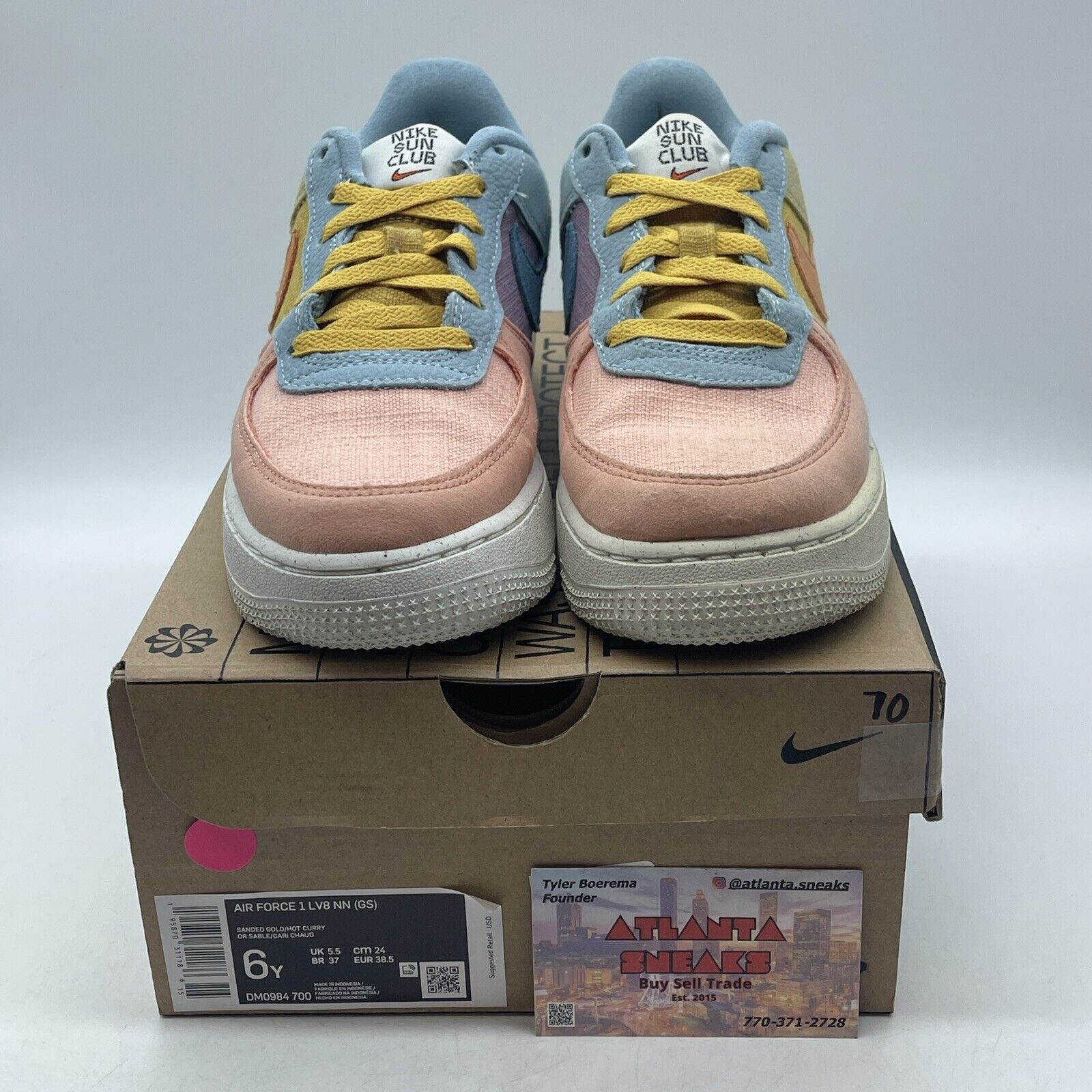 Size 6 (GS) - Nike Air Force 1 '07 LV8 Next Nature Low Multi (DM0984-700)