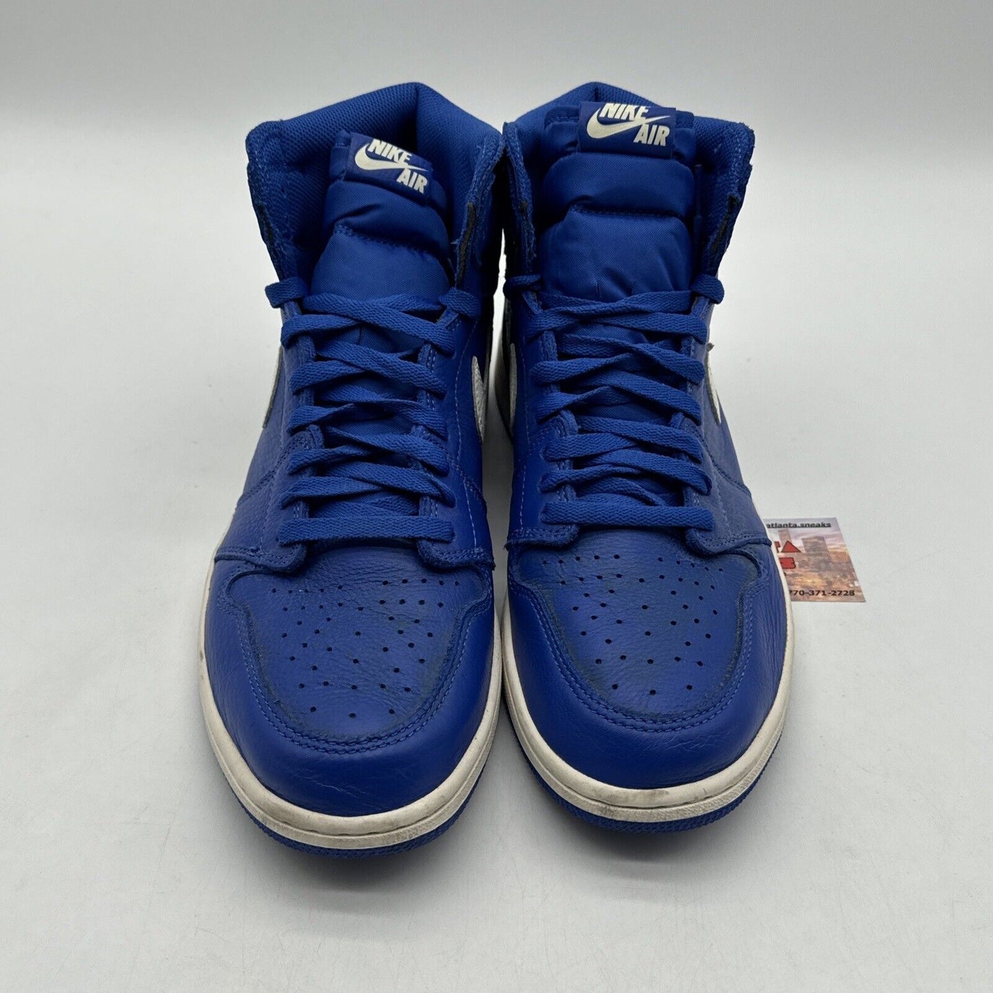 Size 12 - Jordan 1 Retro High OG Hyper Royal 2018 Deep Royal Blue White Leather