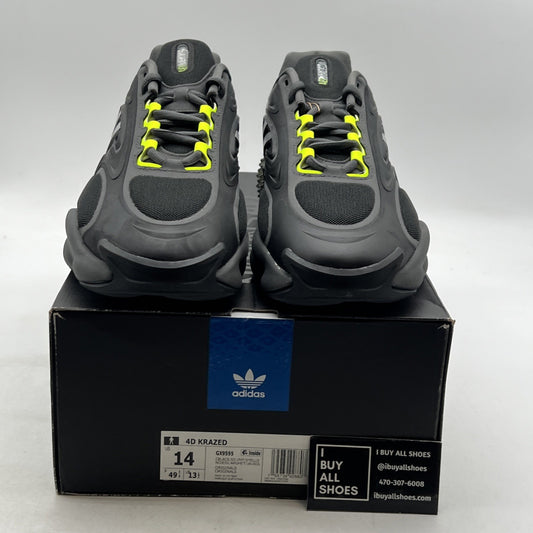 Size 14 - Adidas 4D Krazed Black Solar Yellow (GX9595)